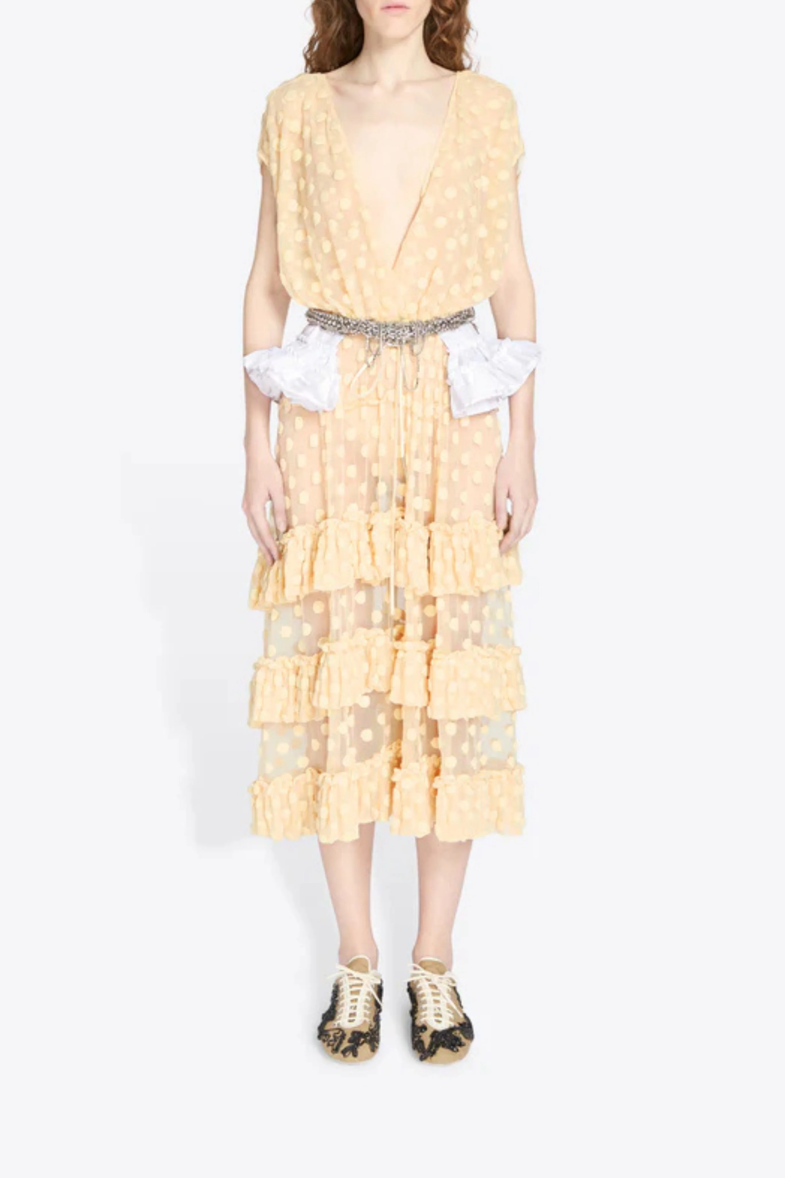 Georgie Belt in White - Image 2