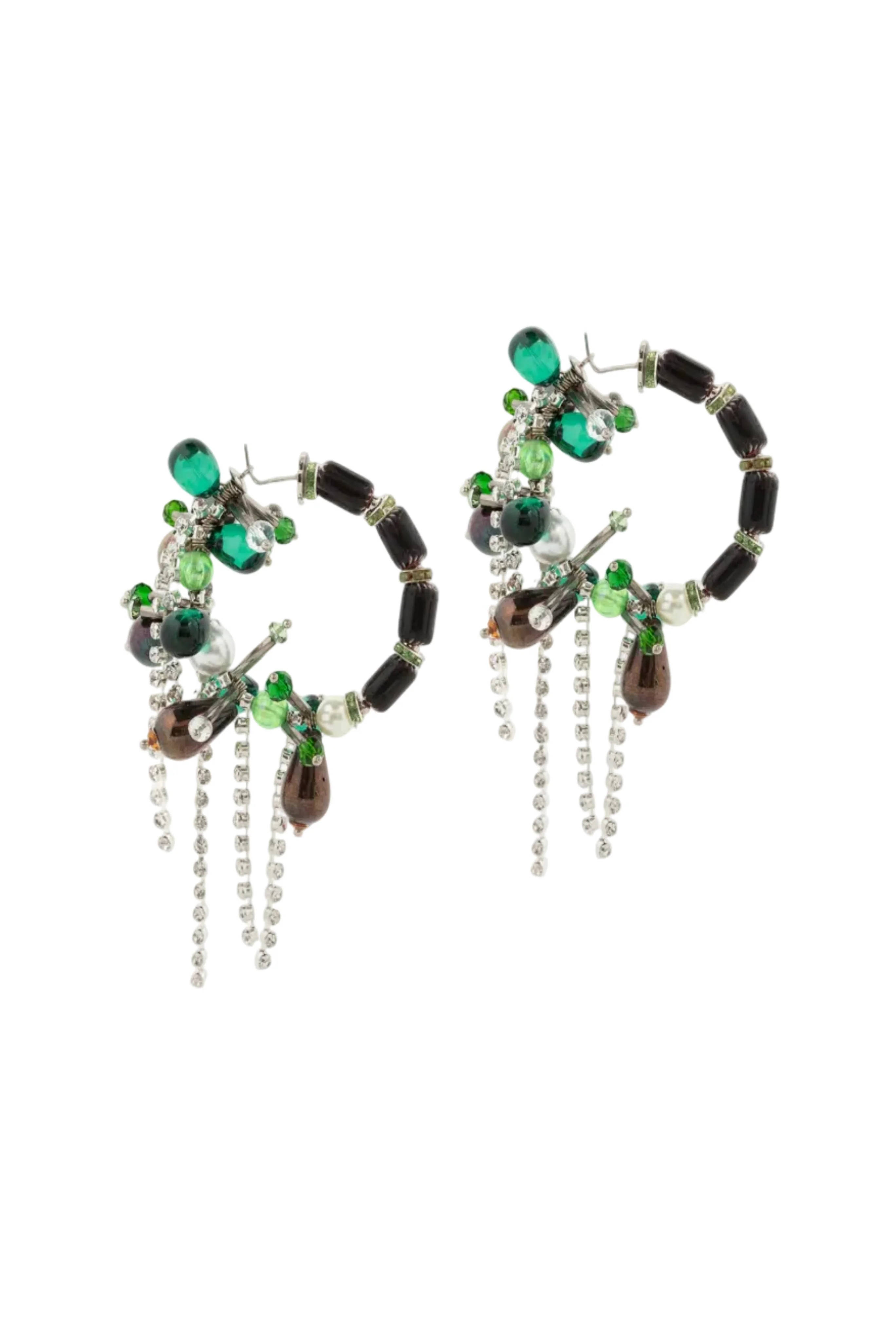 Beaded Loop Earrings