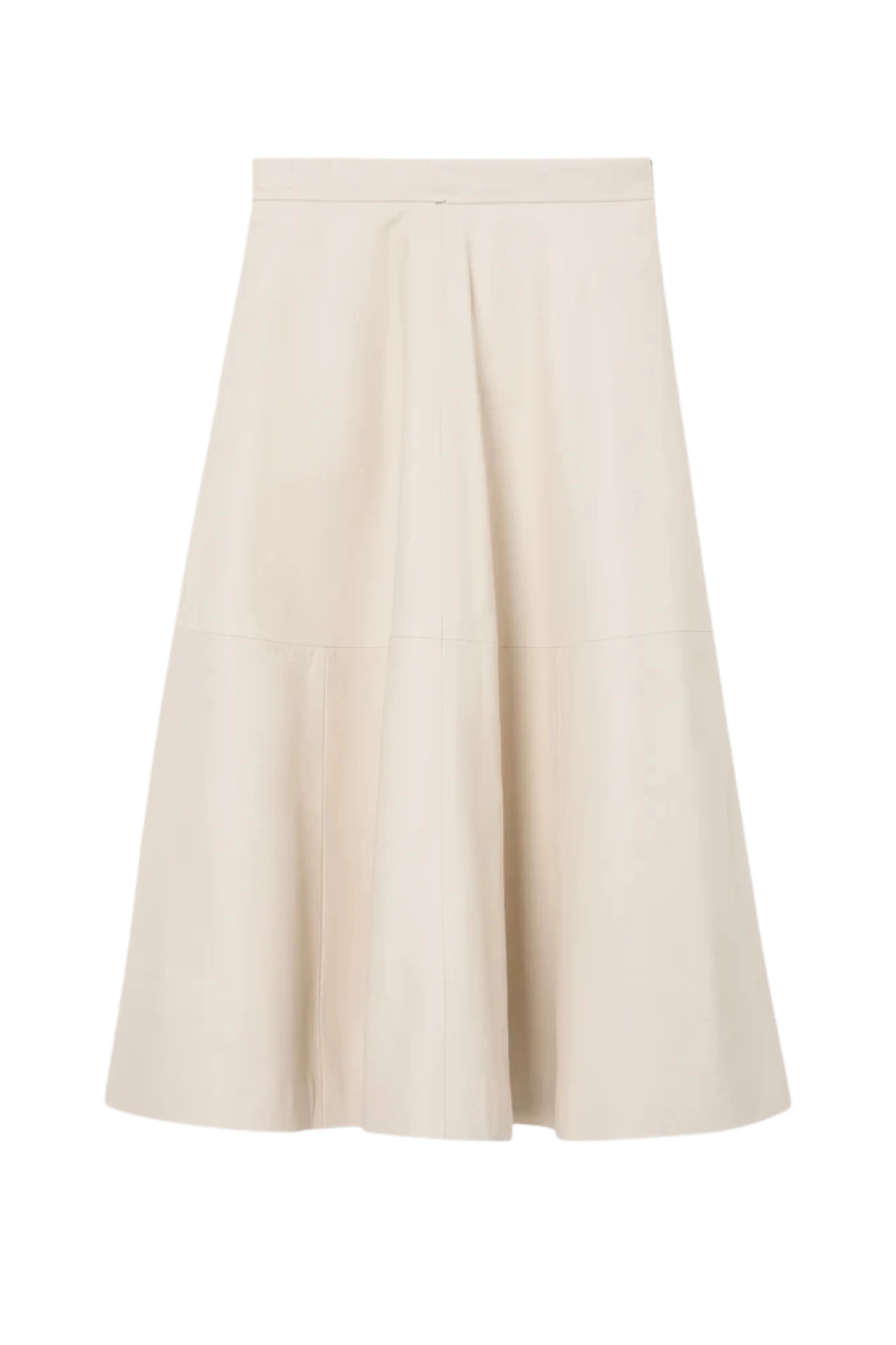 A-Line Leather Skirt