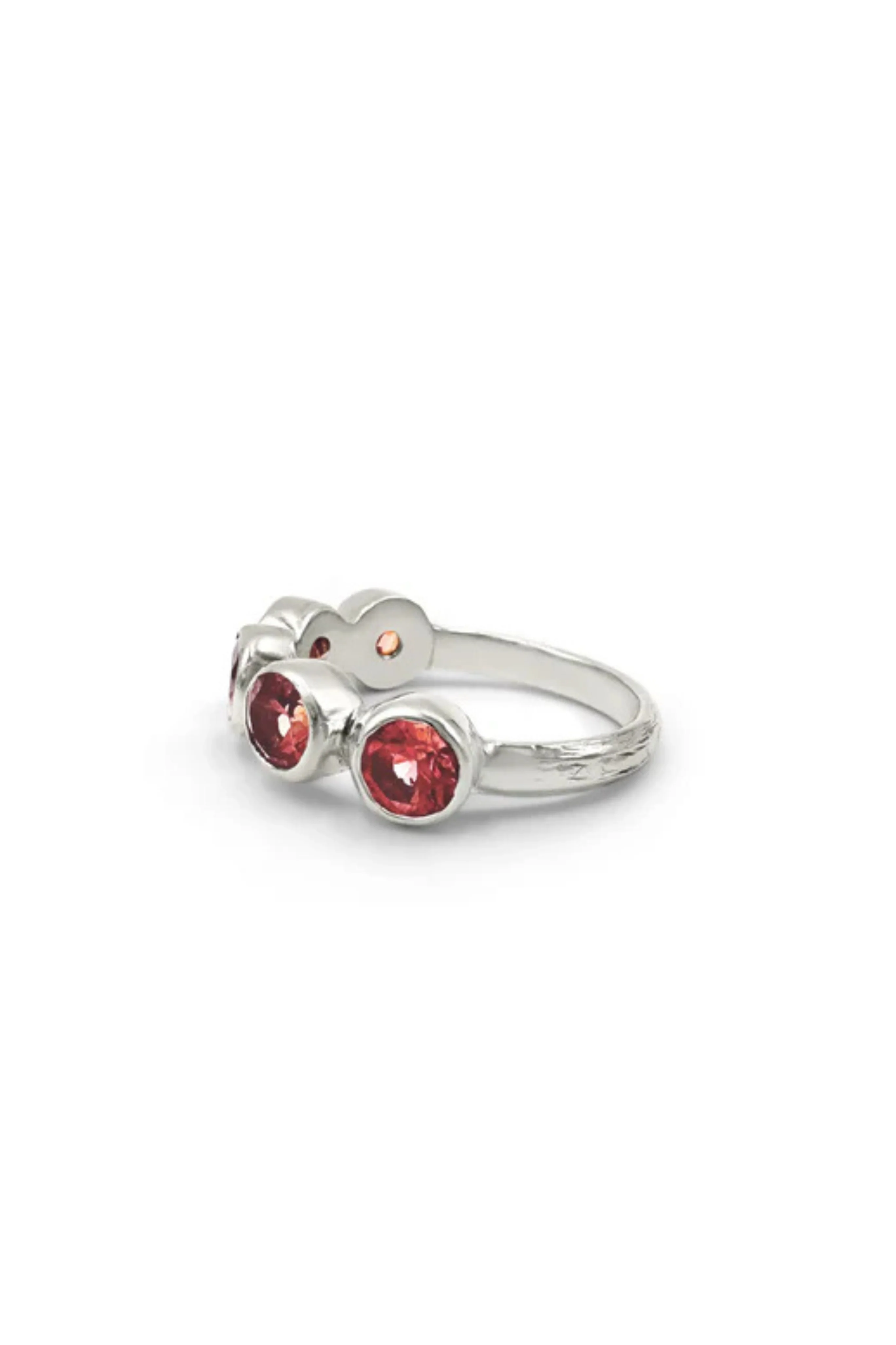 Brilliant Orange Topaz Shimmer Ring - Image 2