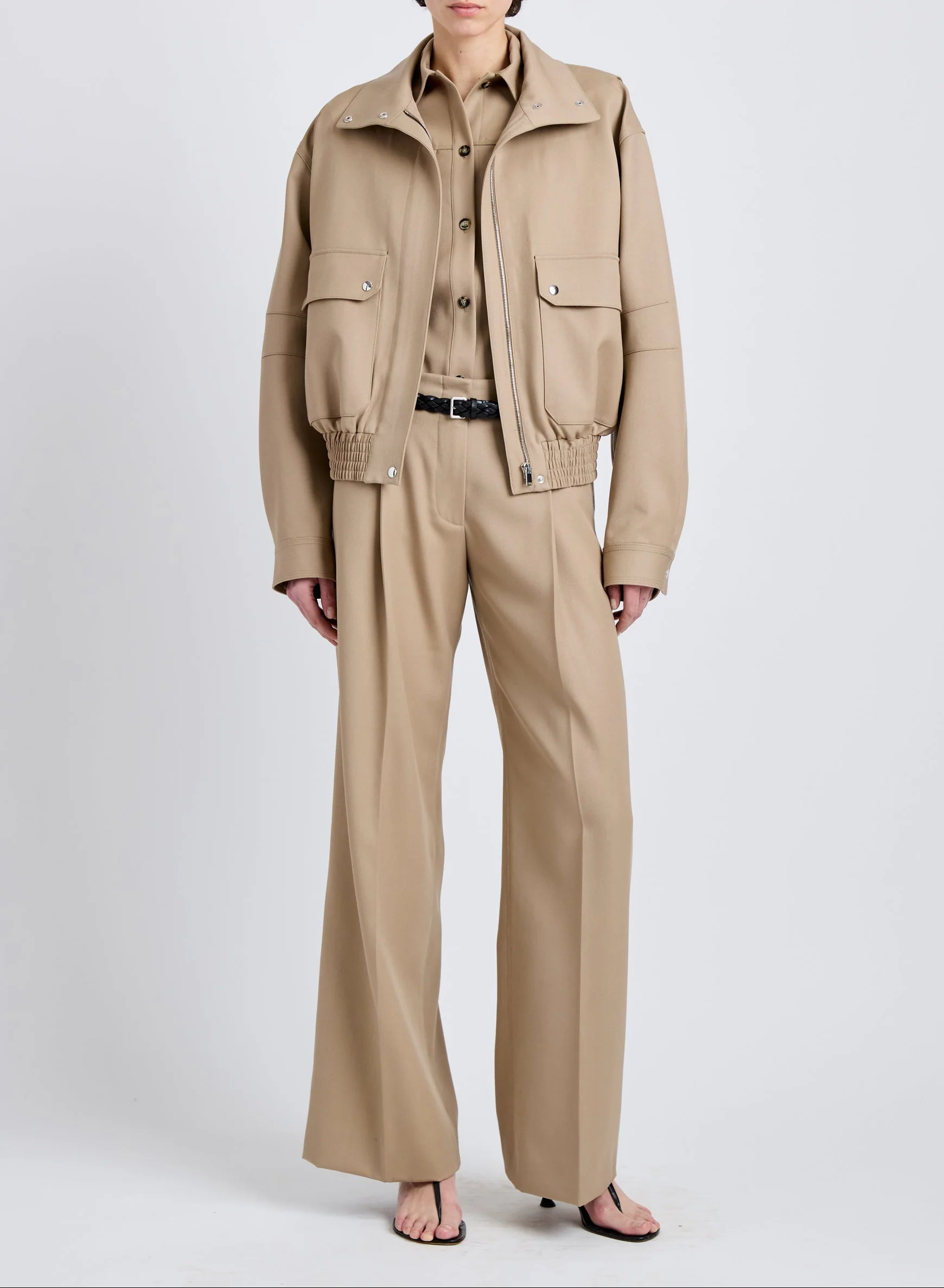 Aviva Jacket in Wool Gabardine - Image 3