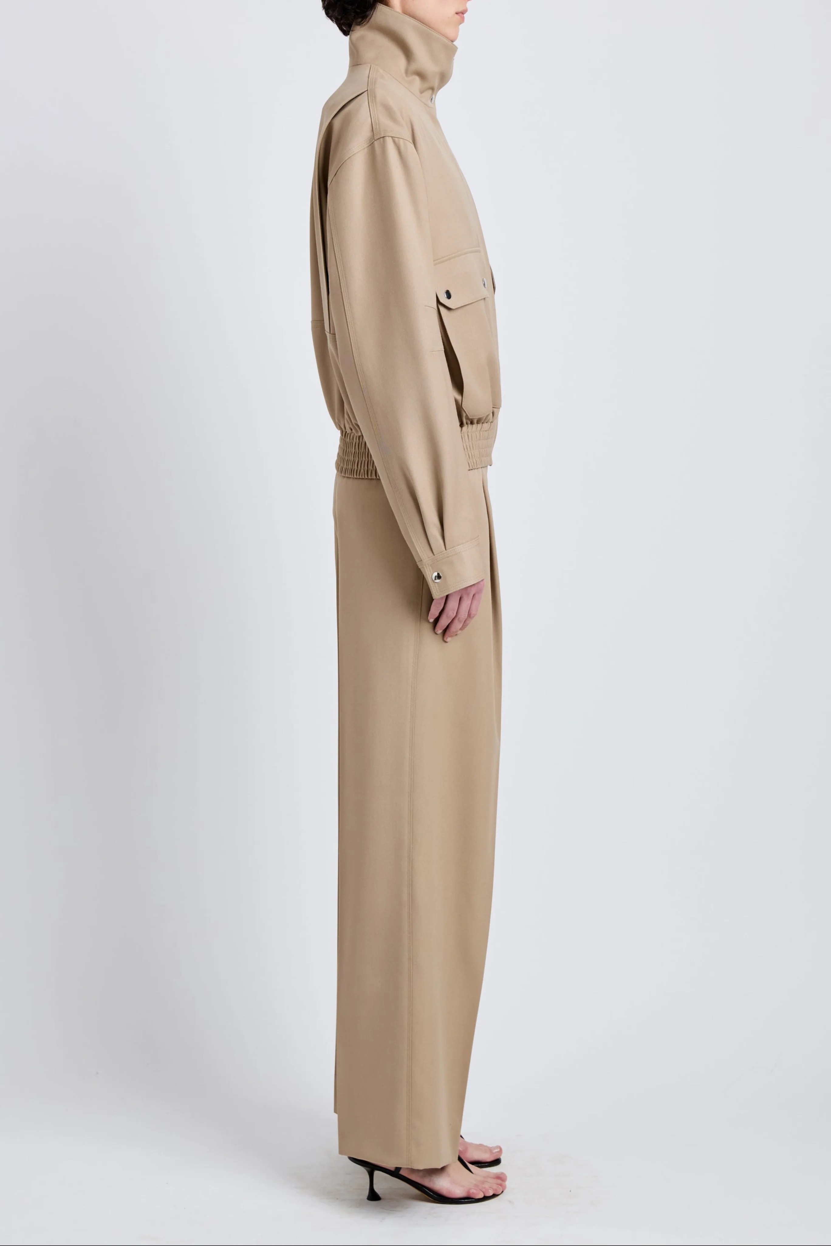 Aviva Jacket in Wool Gabardine - Image 4