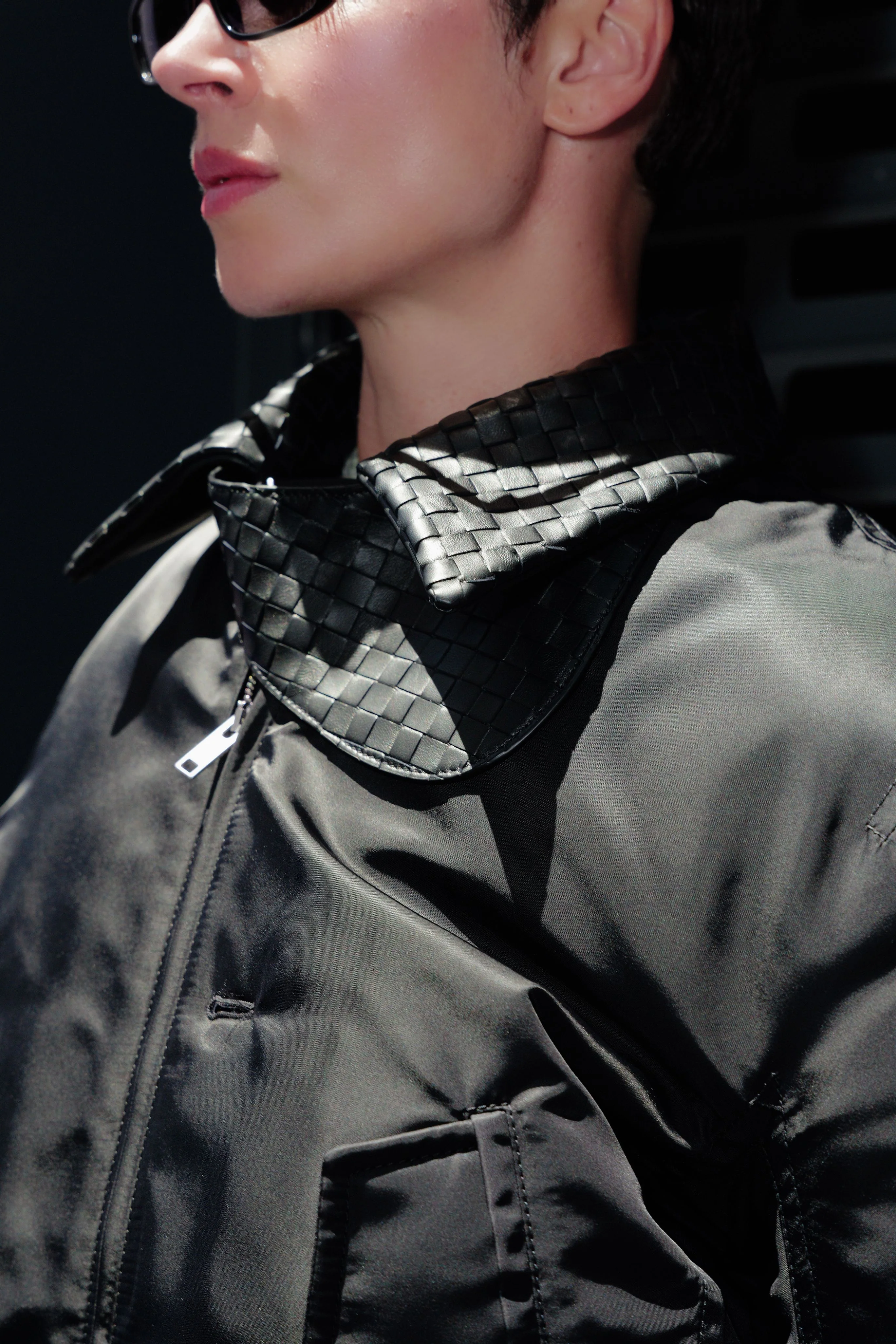 Padded Nylon Bomber - Image 5