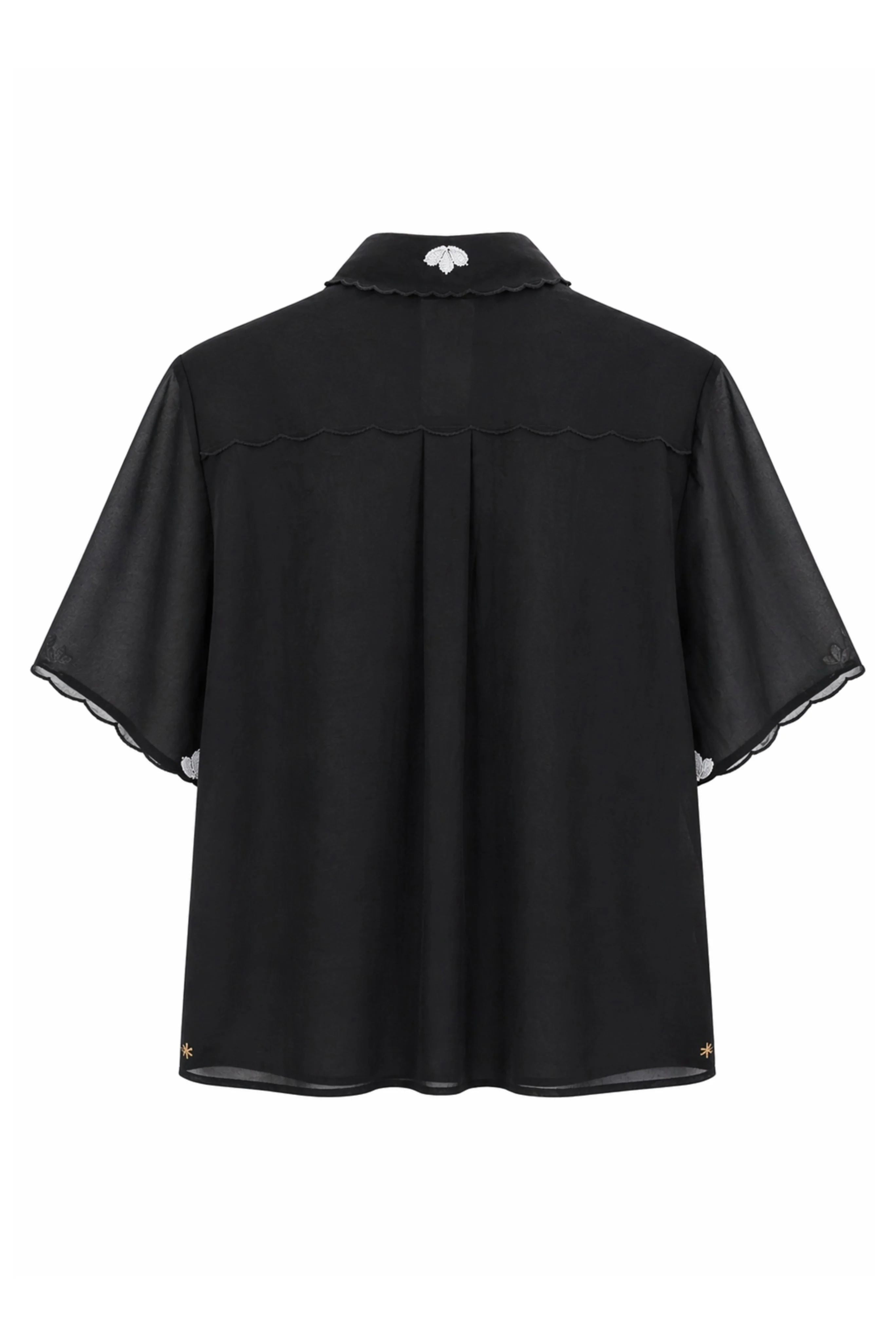 "broderie en reve" embroidery muslin shirt - Image 2