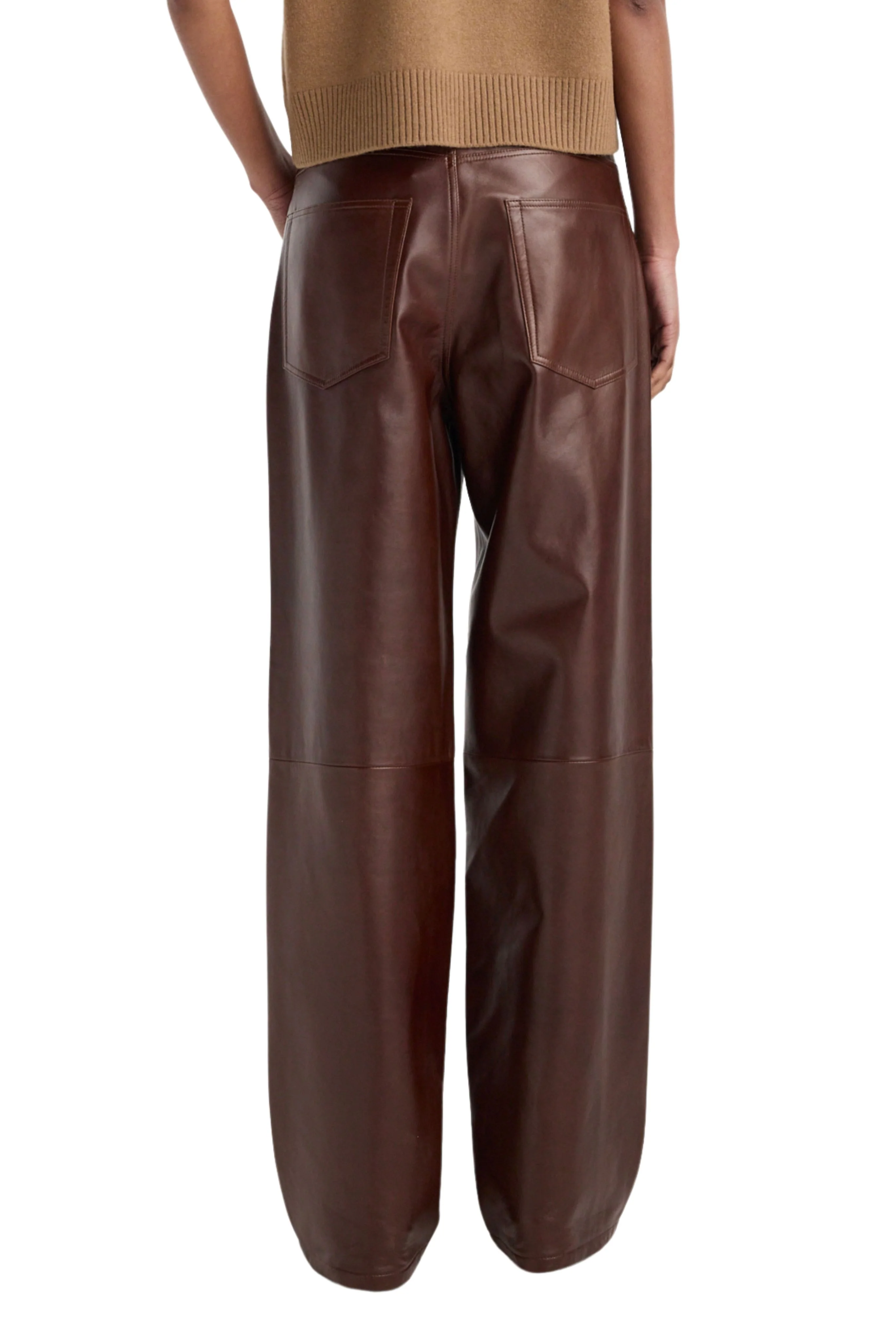 Bruun - Signature baggy leather trousers - Image 4