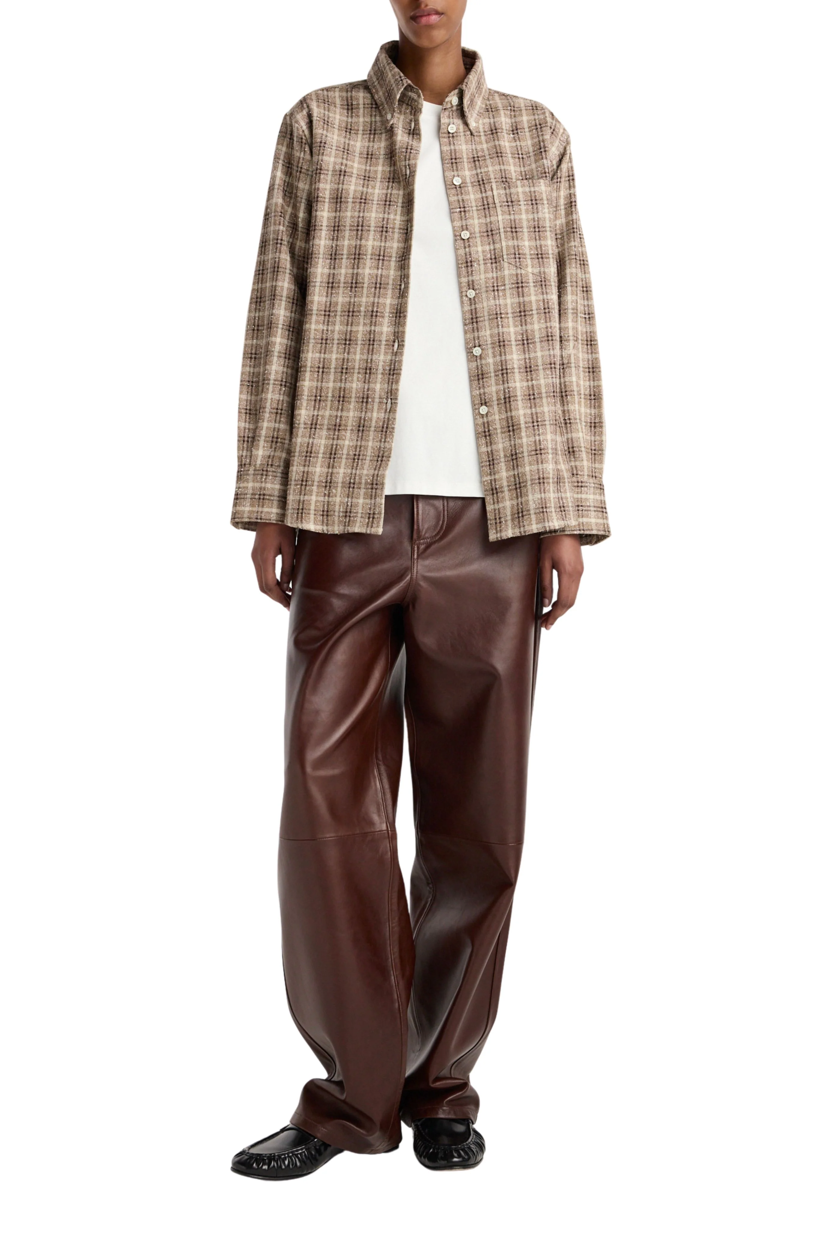 Bruun - Signature baggy leather trousers - Image 5