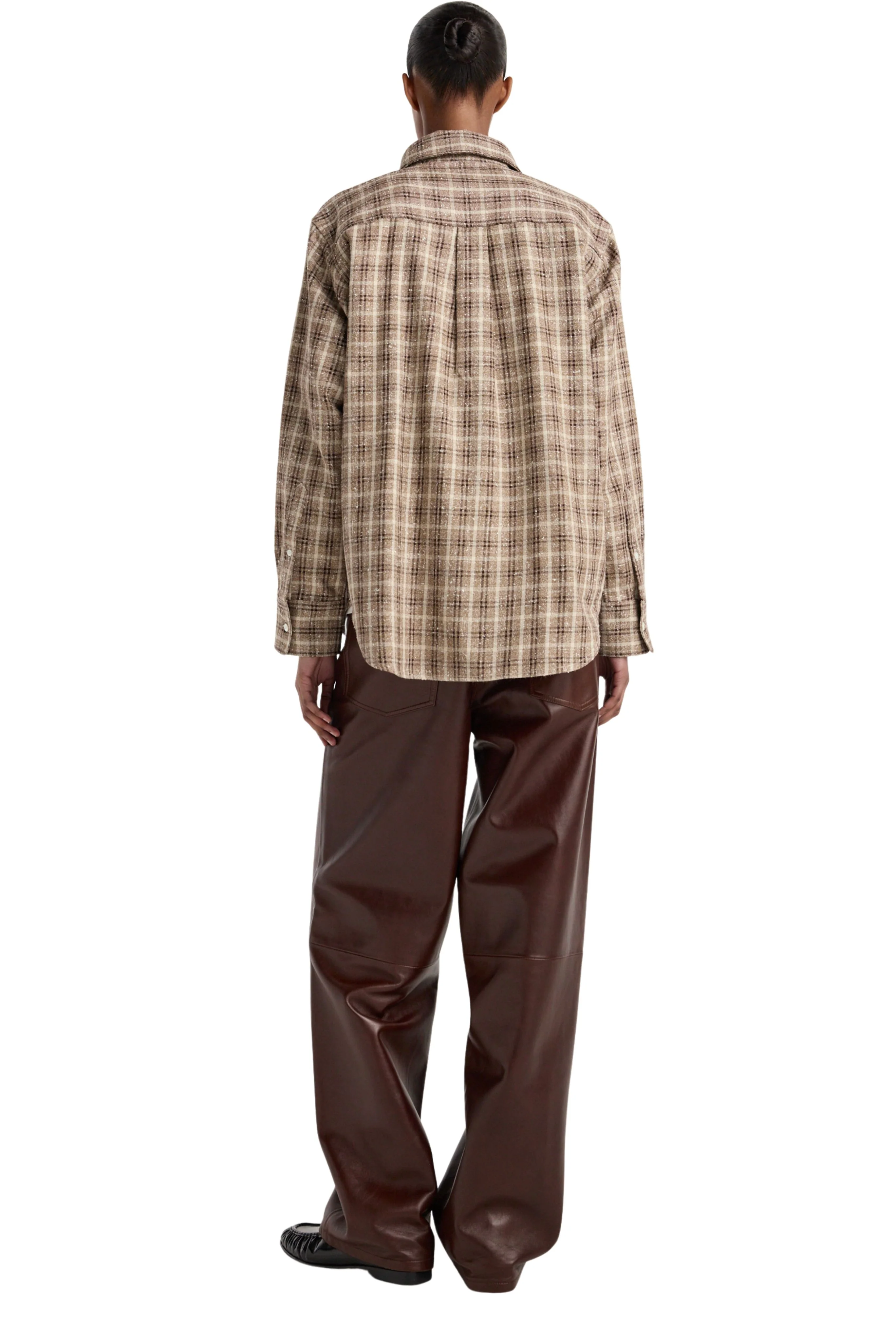 Bruun - Signature baggy leather trousers - Image 6