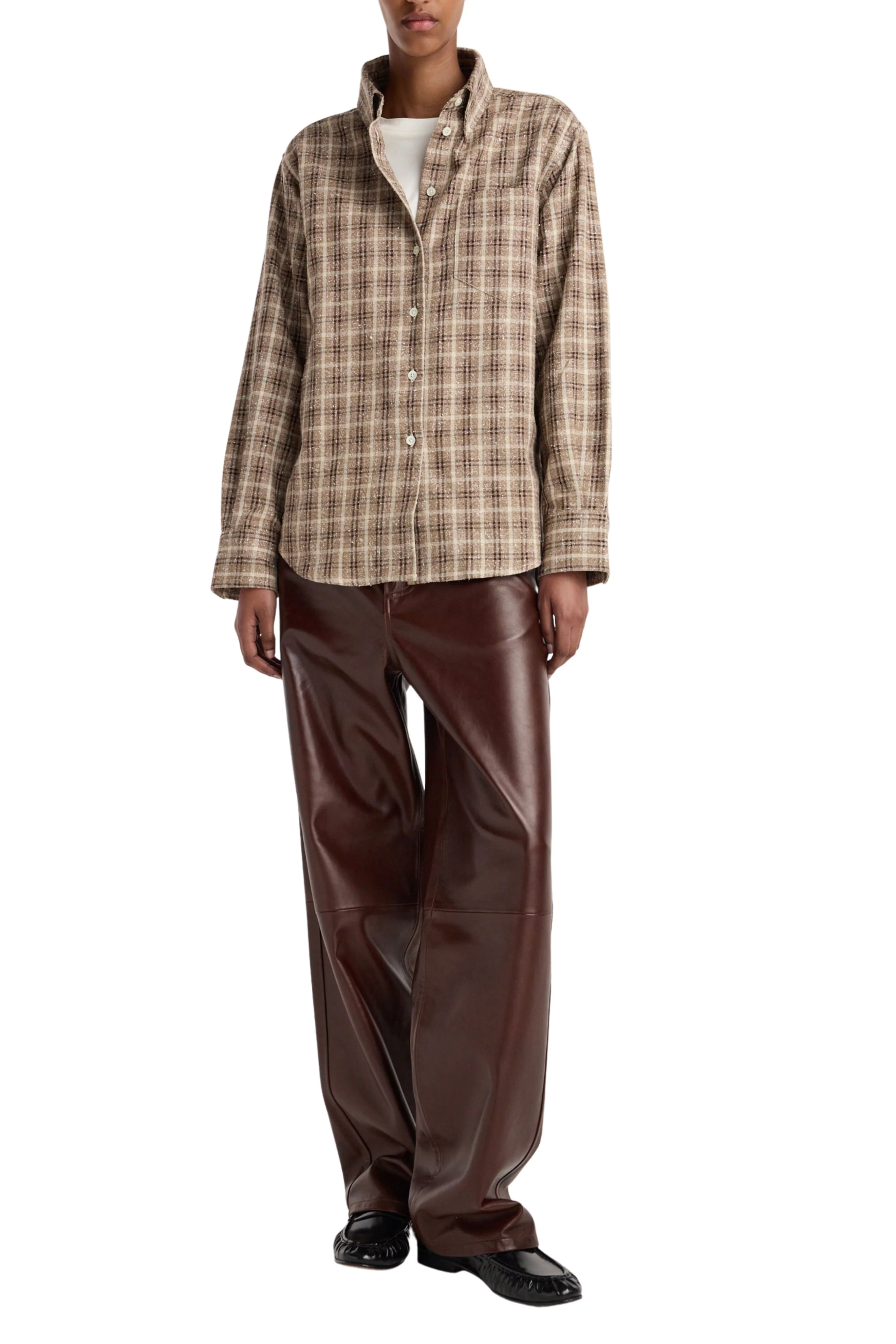 Bruun - Signature baggy leather trousers - Image 8