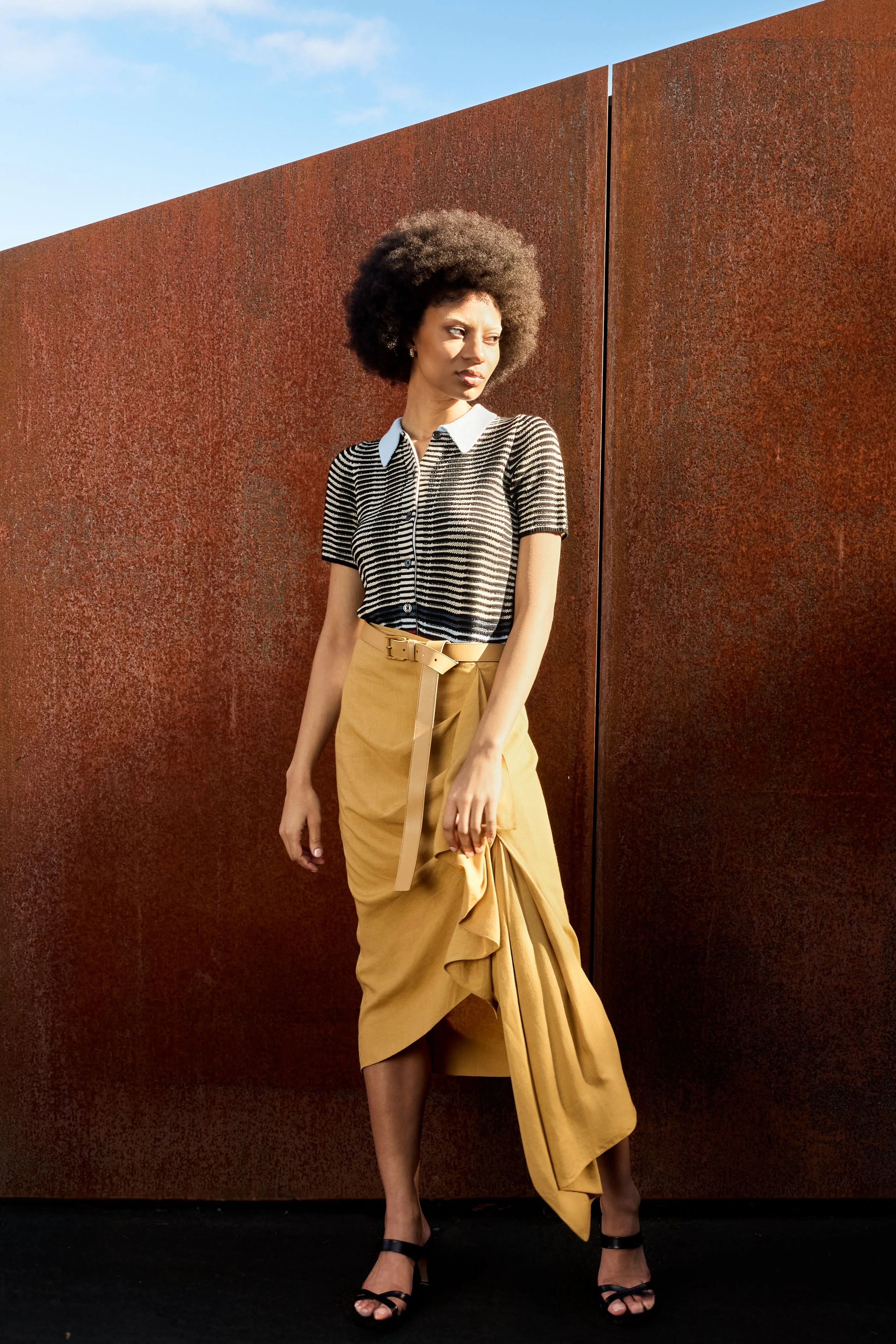 Cascade Skirt in Brown - Image 3