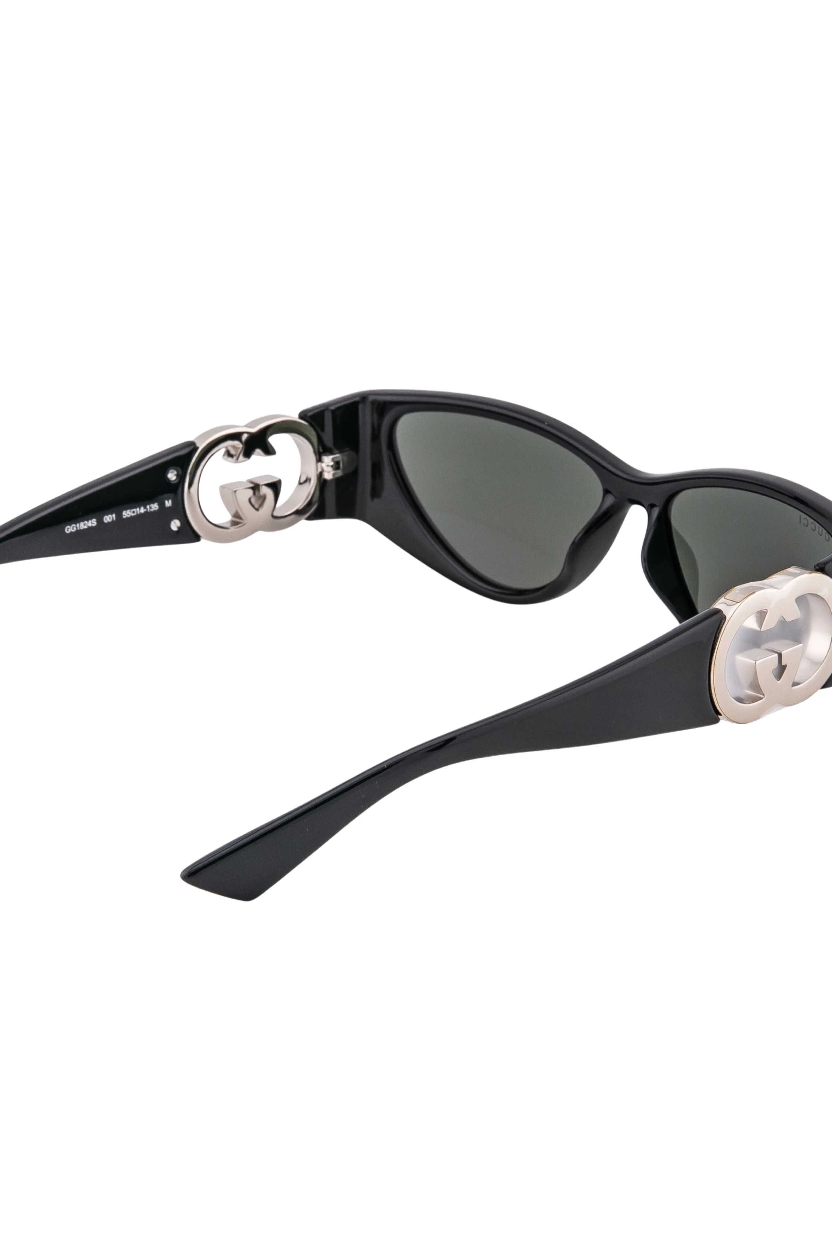 Cat Eye Sunglasses - Black - Image 4