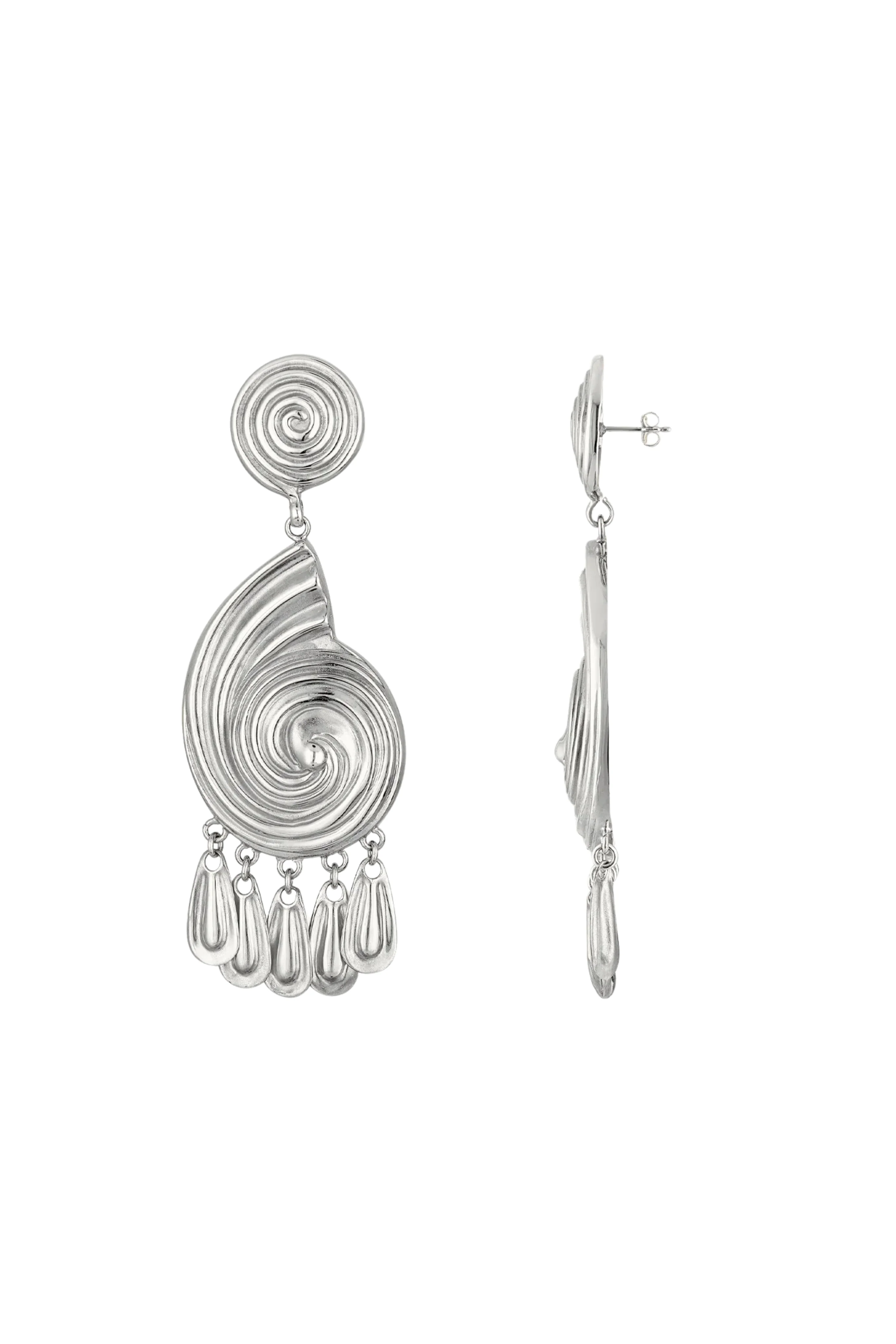 Eliza Earrings in Silver - Image 2
