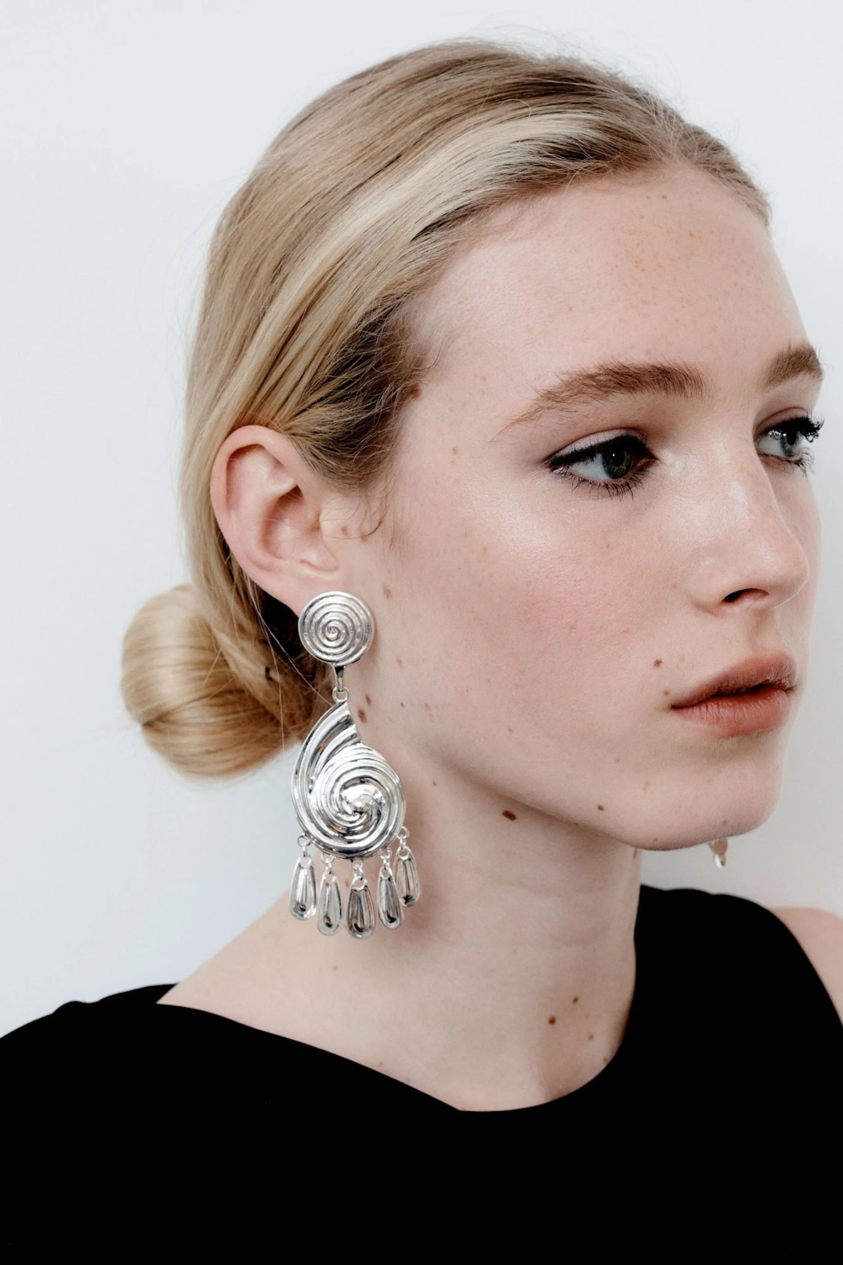 Eliza Earrings in Silver - Image 3