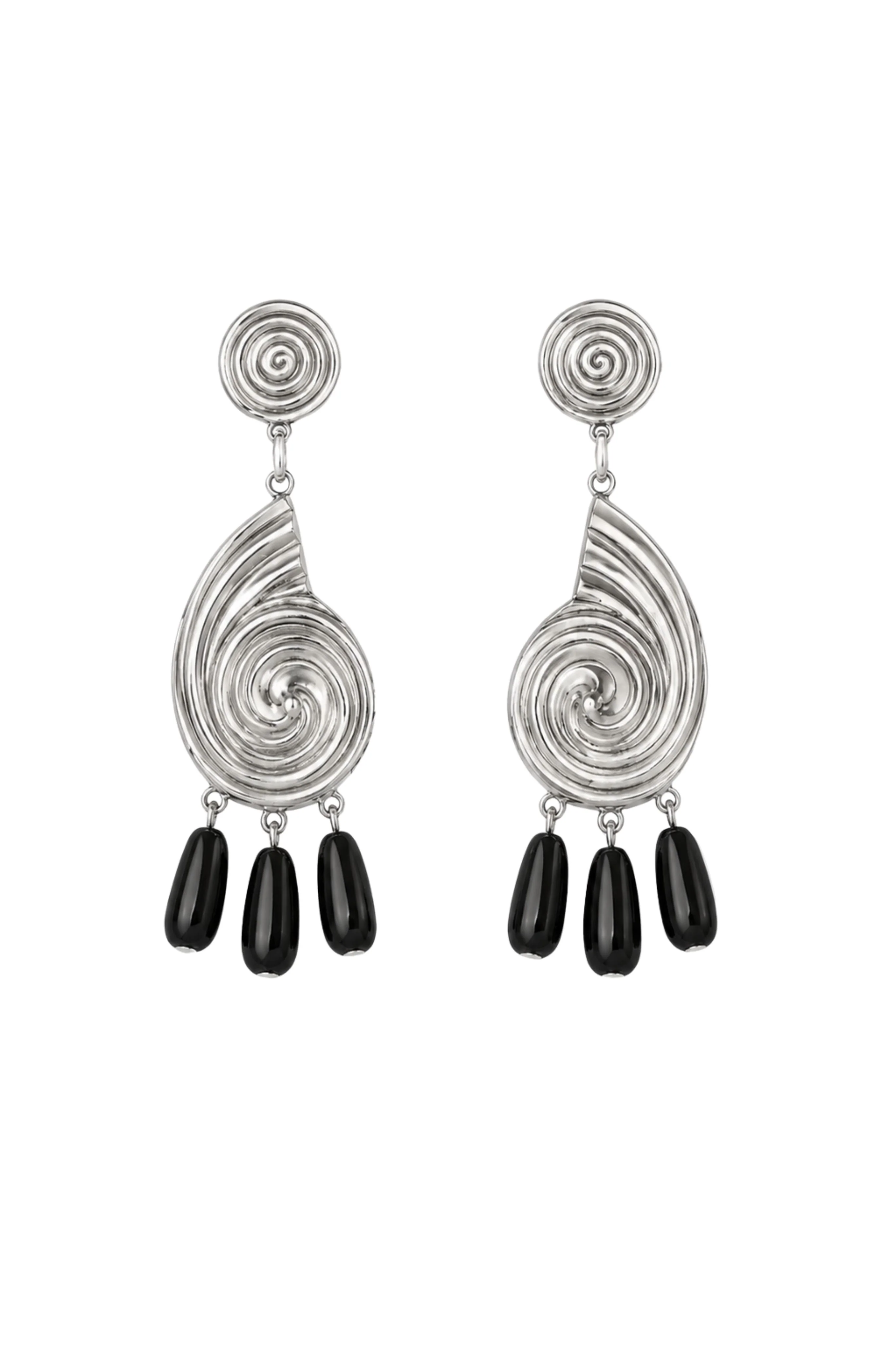 Eliza Onyx Earrings