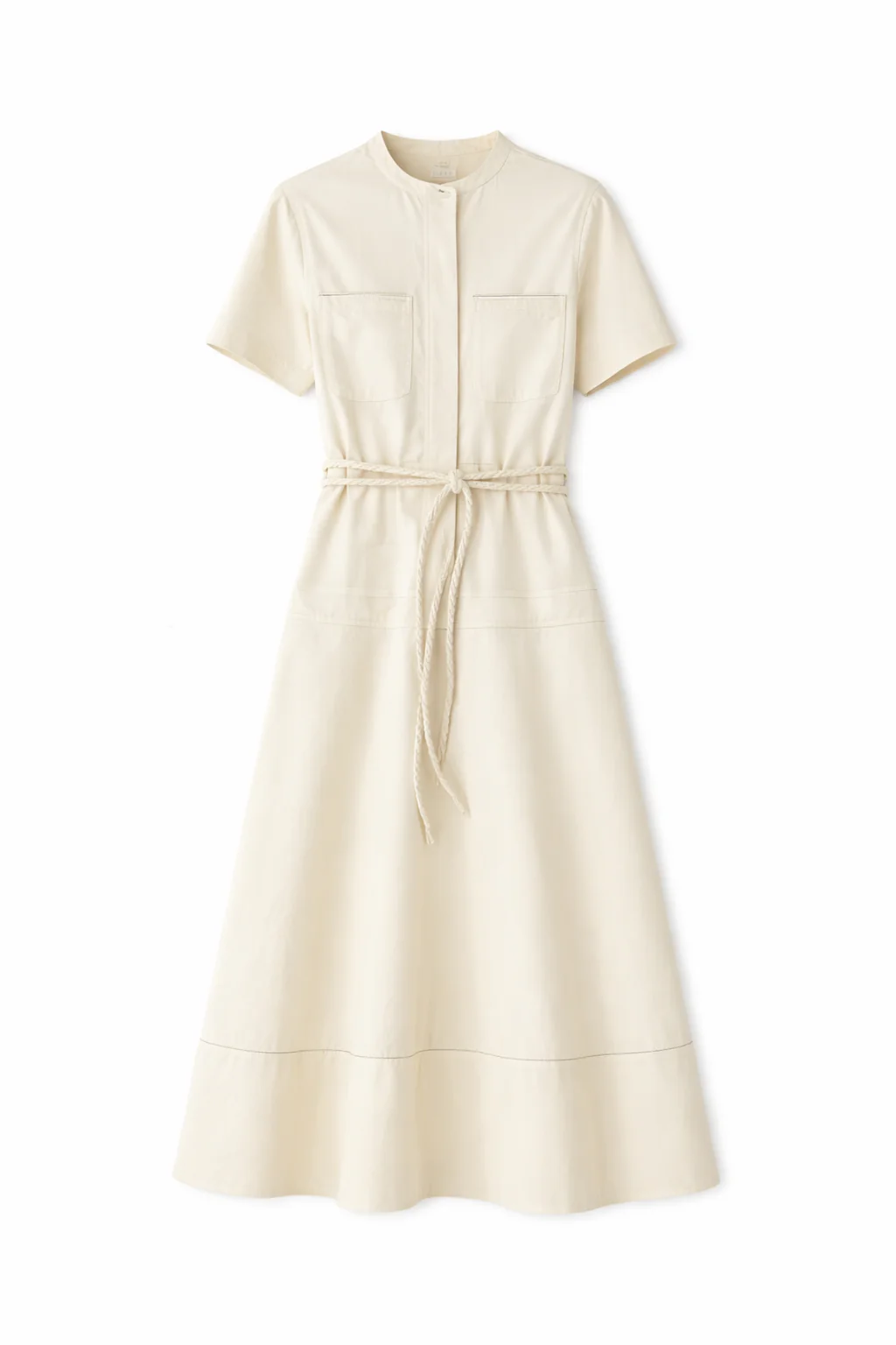 Elizabeth Dress in Solid Cotton Linen