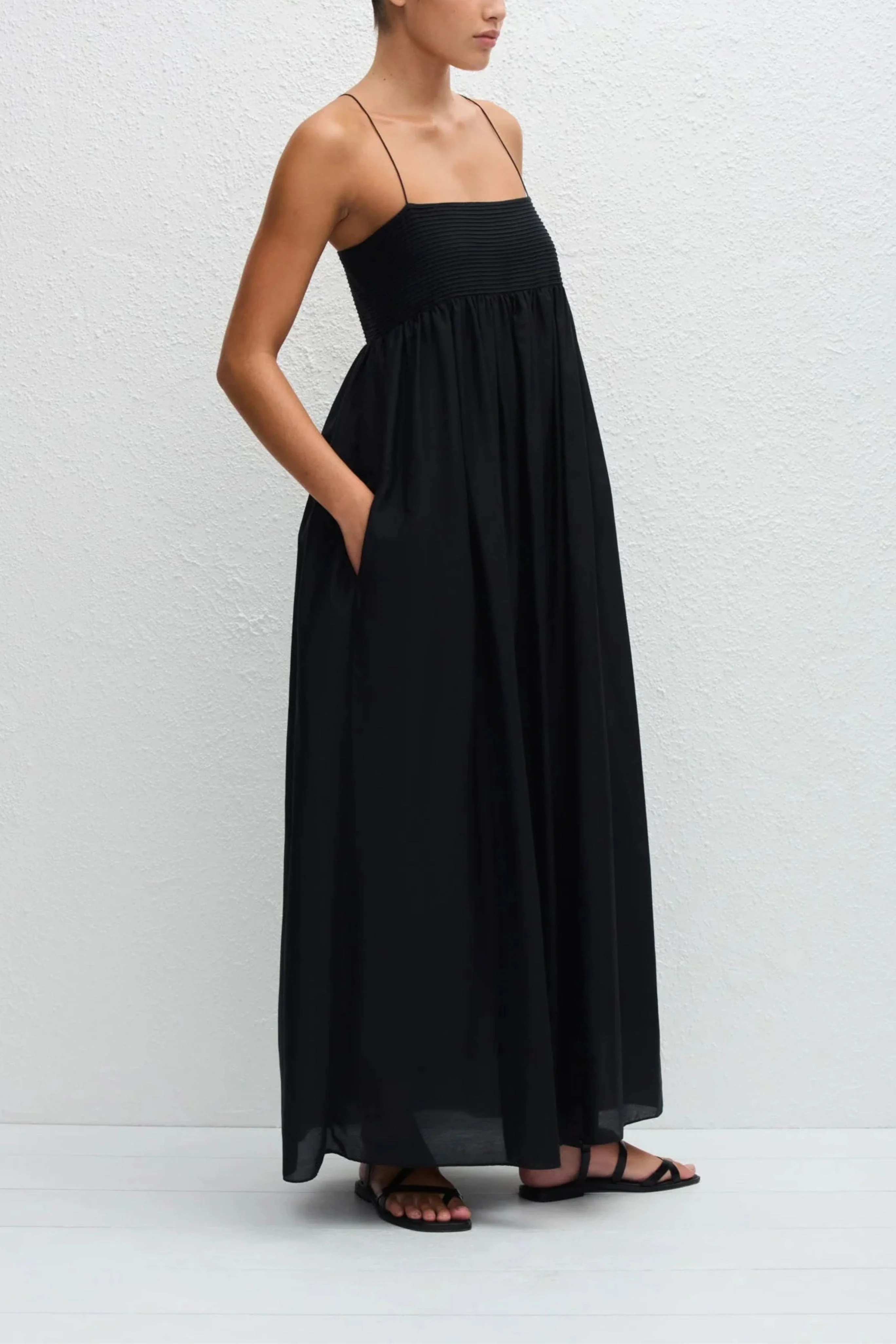 Empire Pintuck Bodice Dress - Image 3