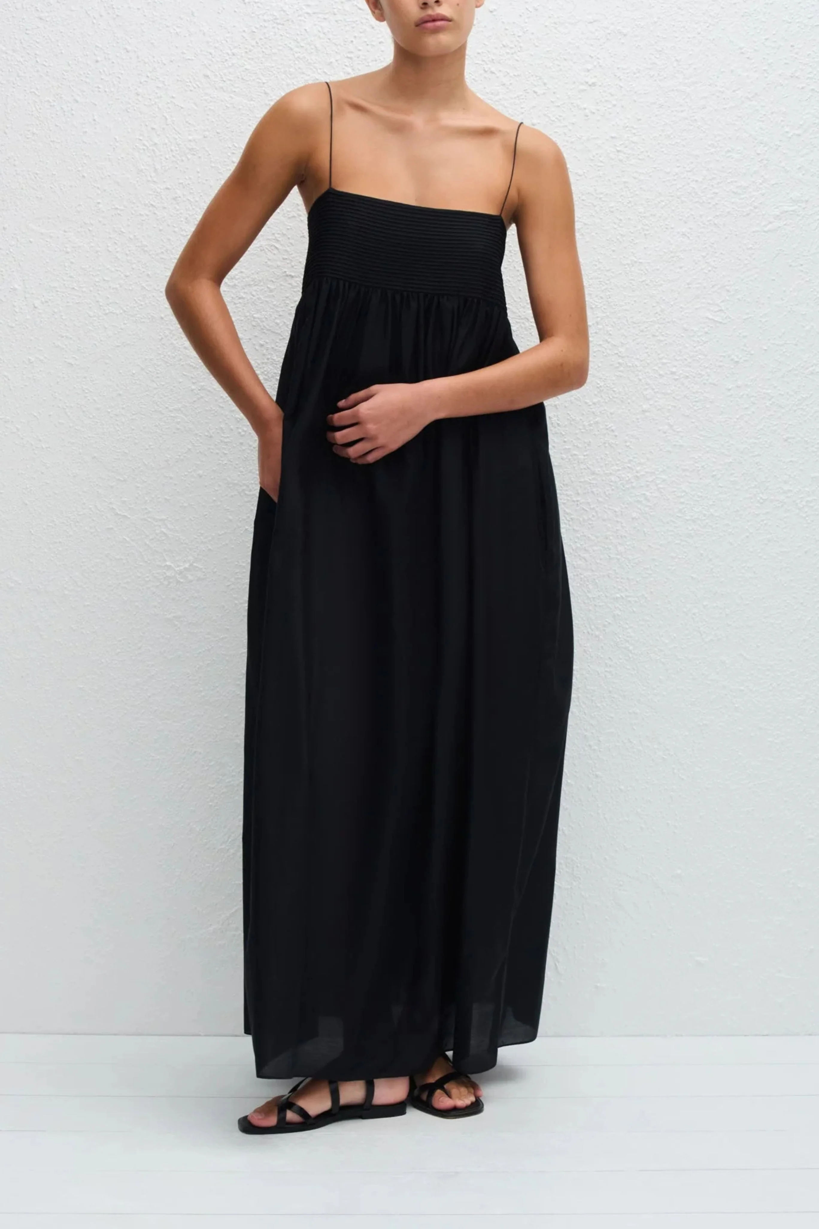 Empire Pintuck Bodice Dress - Image 4
