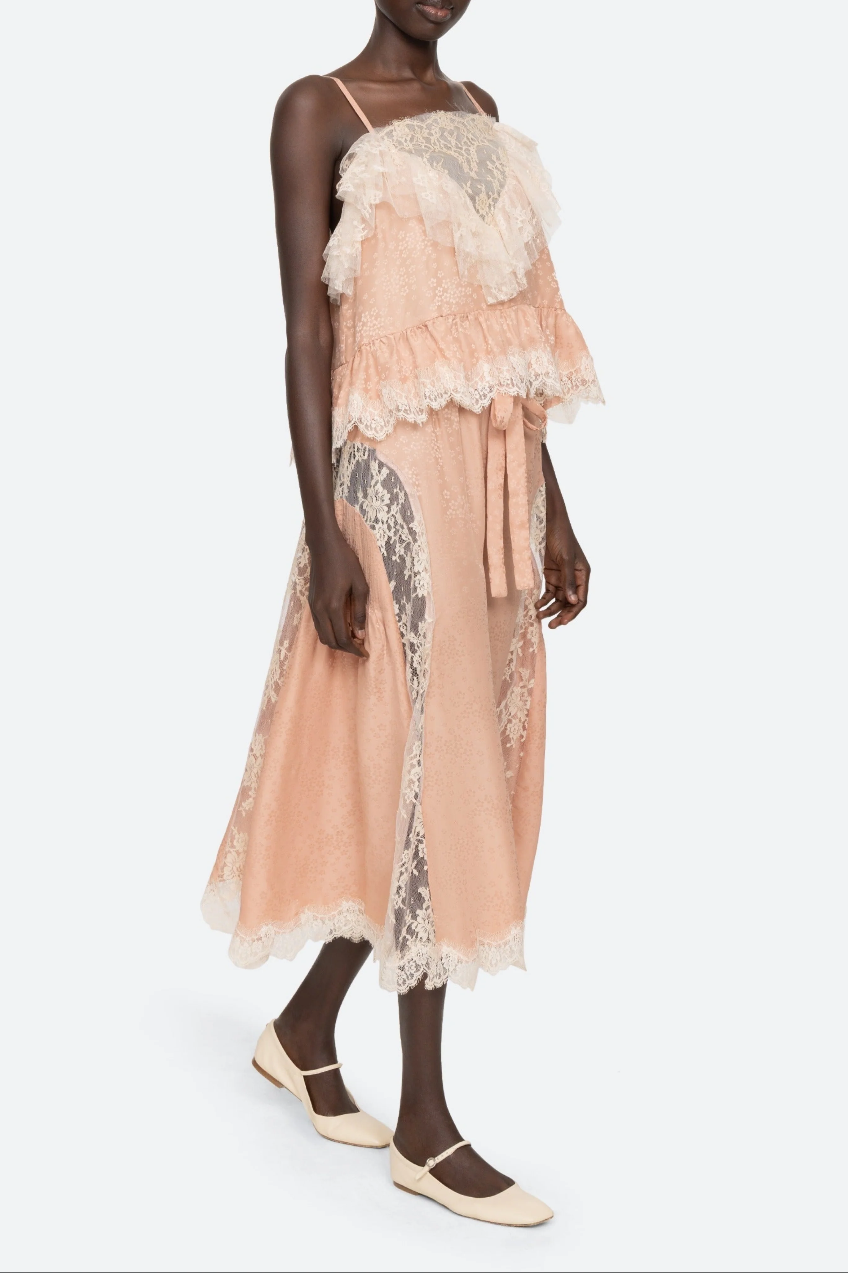 Ethel Solid Camisole Top in Rose - Image 2