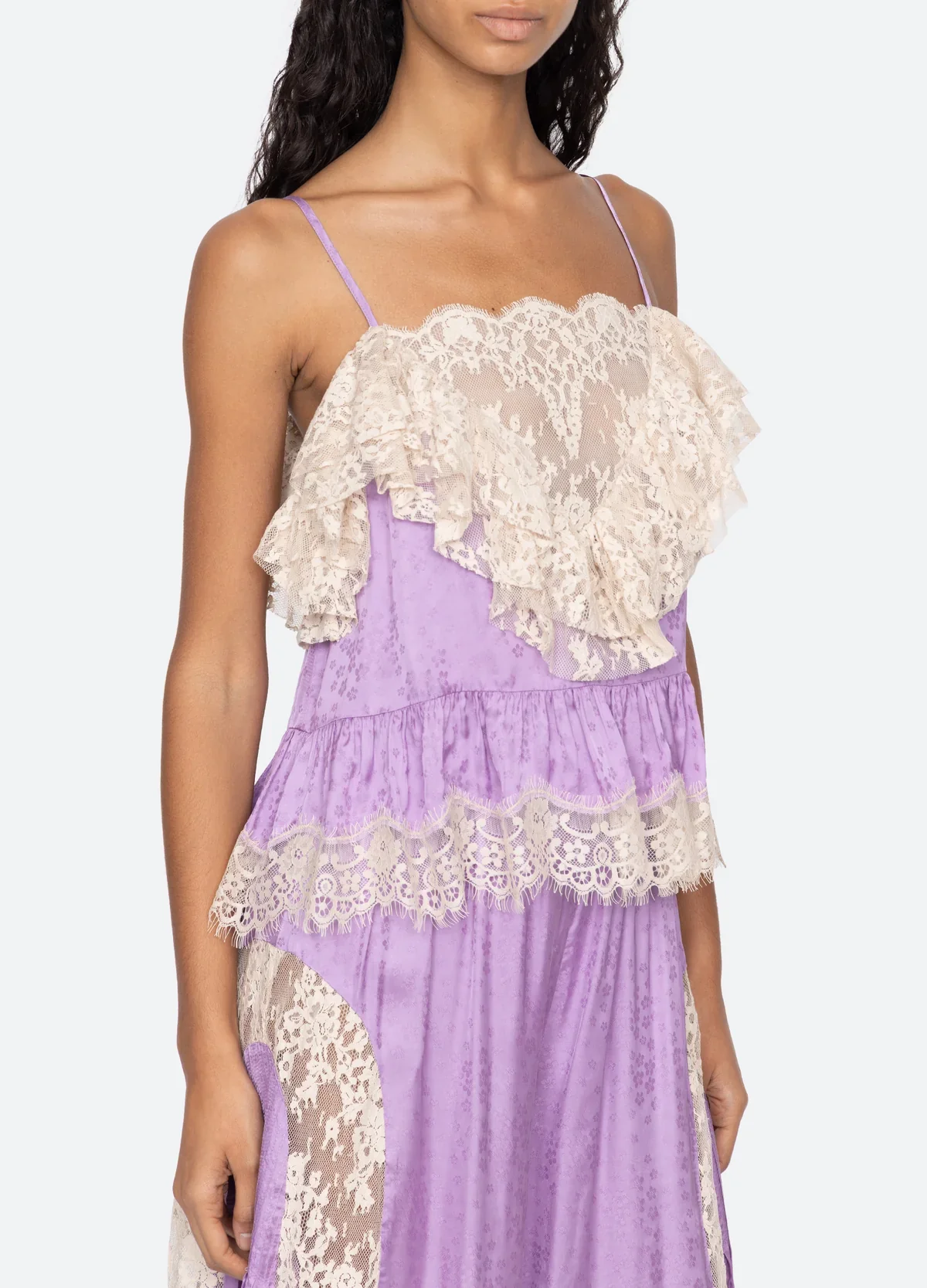 Ethel Solid Camisole Top in Lilac - Image 6
