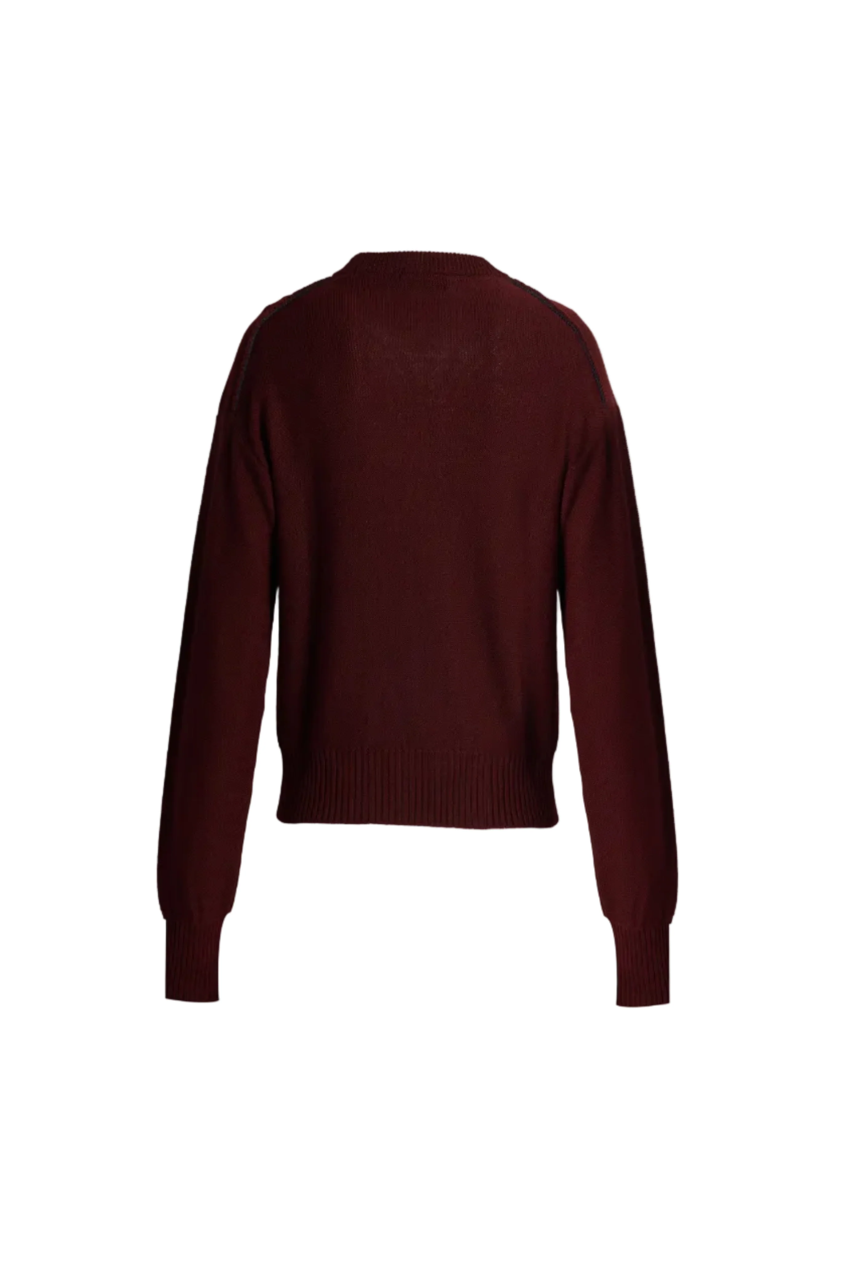 Fine Merino Wool Floral Jumper - Image 2
