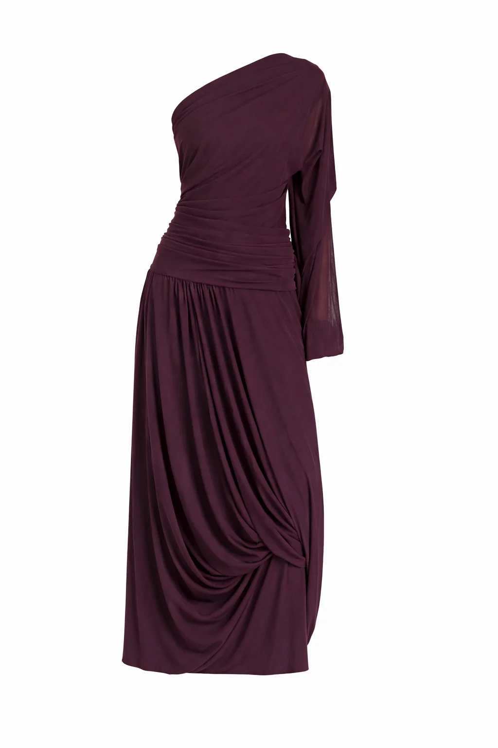 Gabri Dress in Gauzy Pleated Jersey
