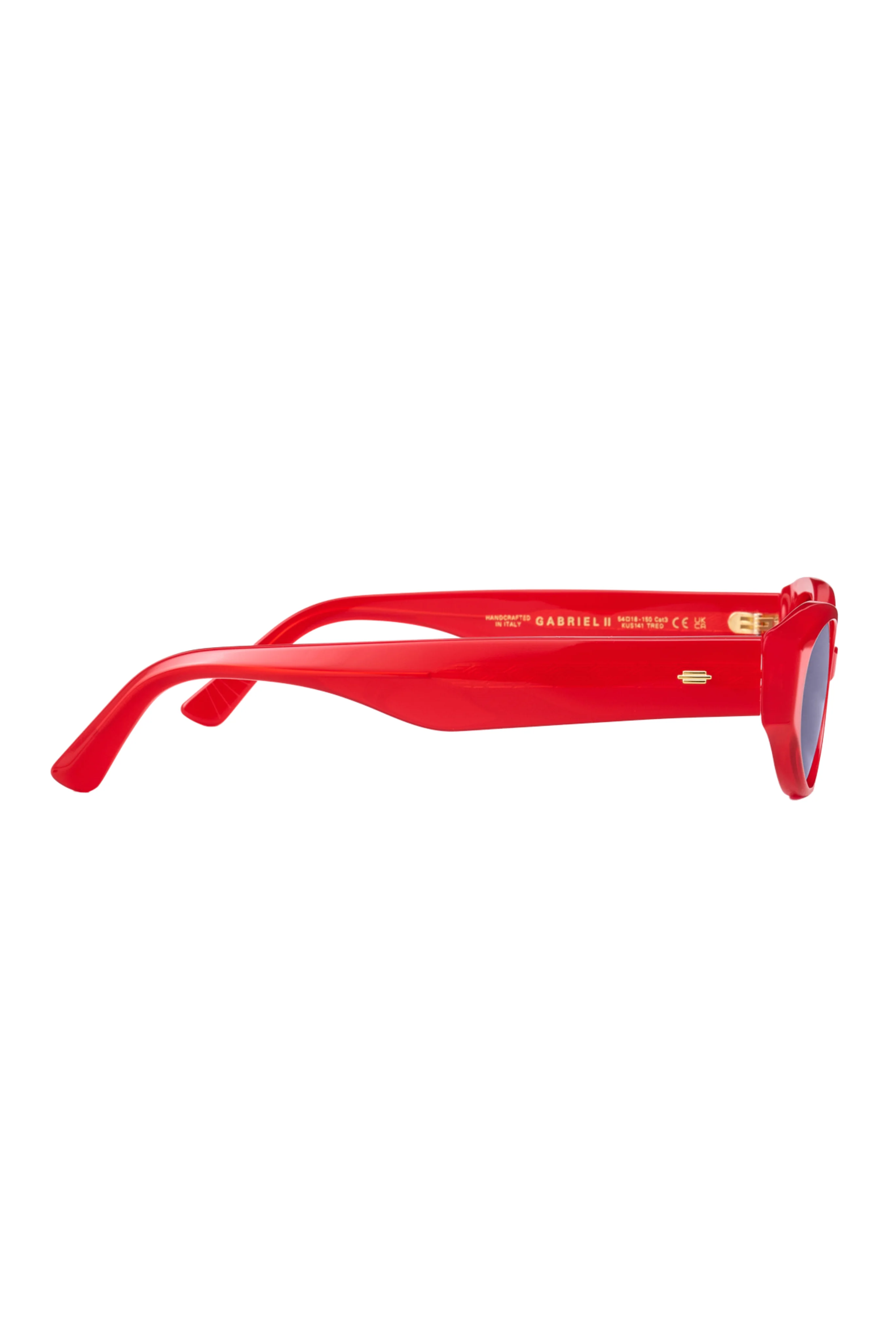 Gabriel II Sunglasses in Transparent Red - Image 2