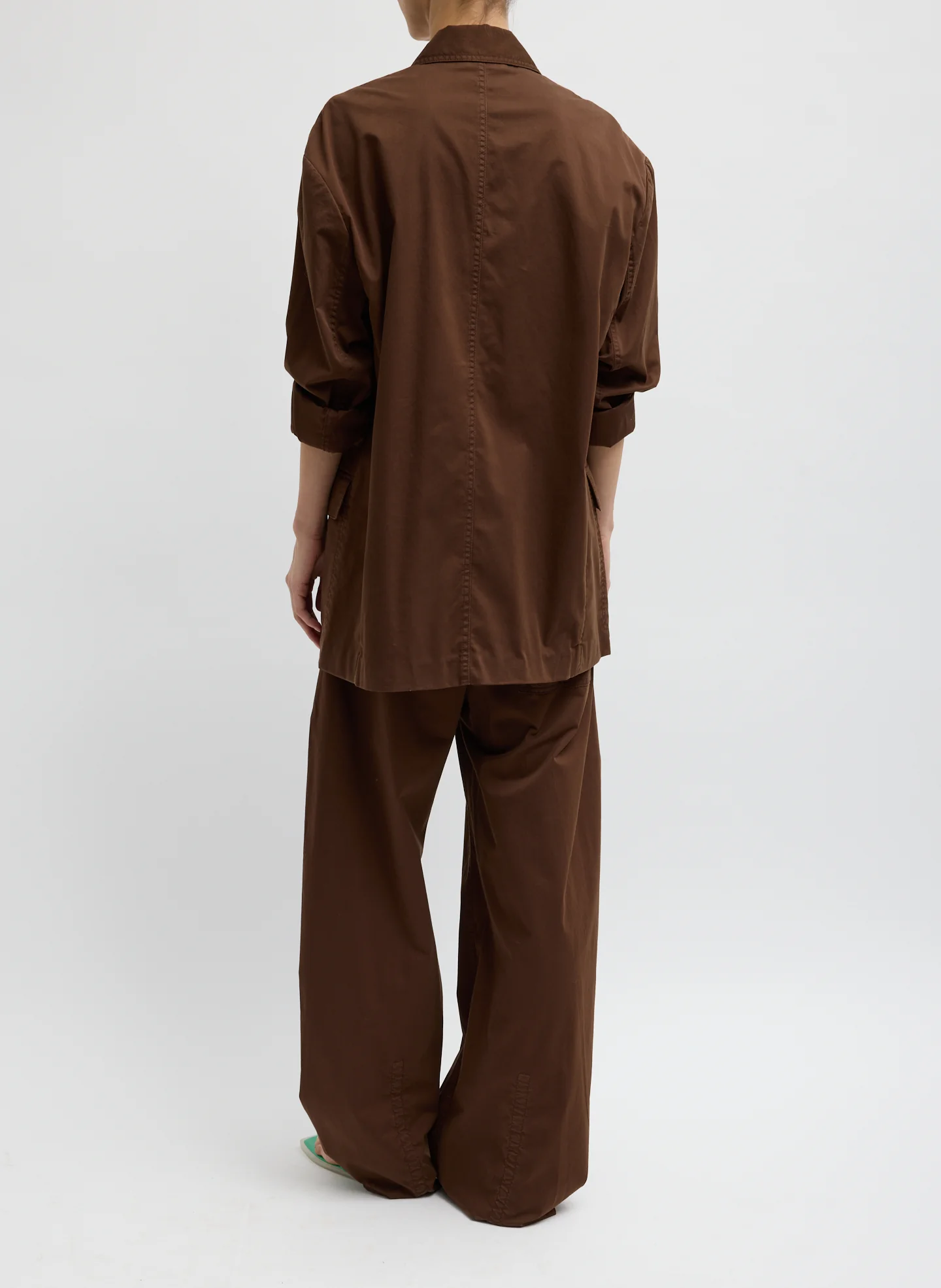 Garment Dyed Silk Cotton Liam Blazer - Image 4