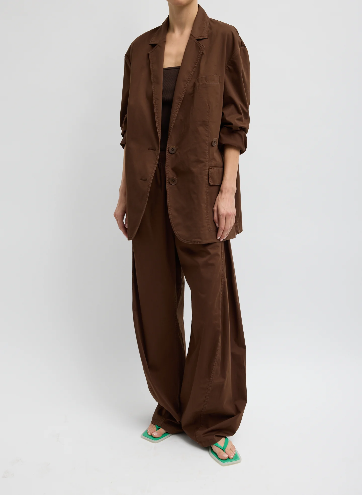 Garment Dyed Silky Cotton Winslow Pull On Pant - Image 2