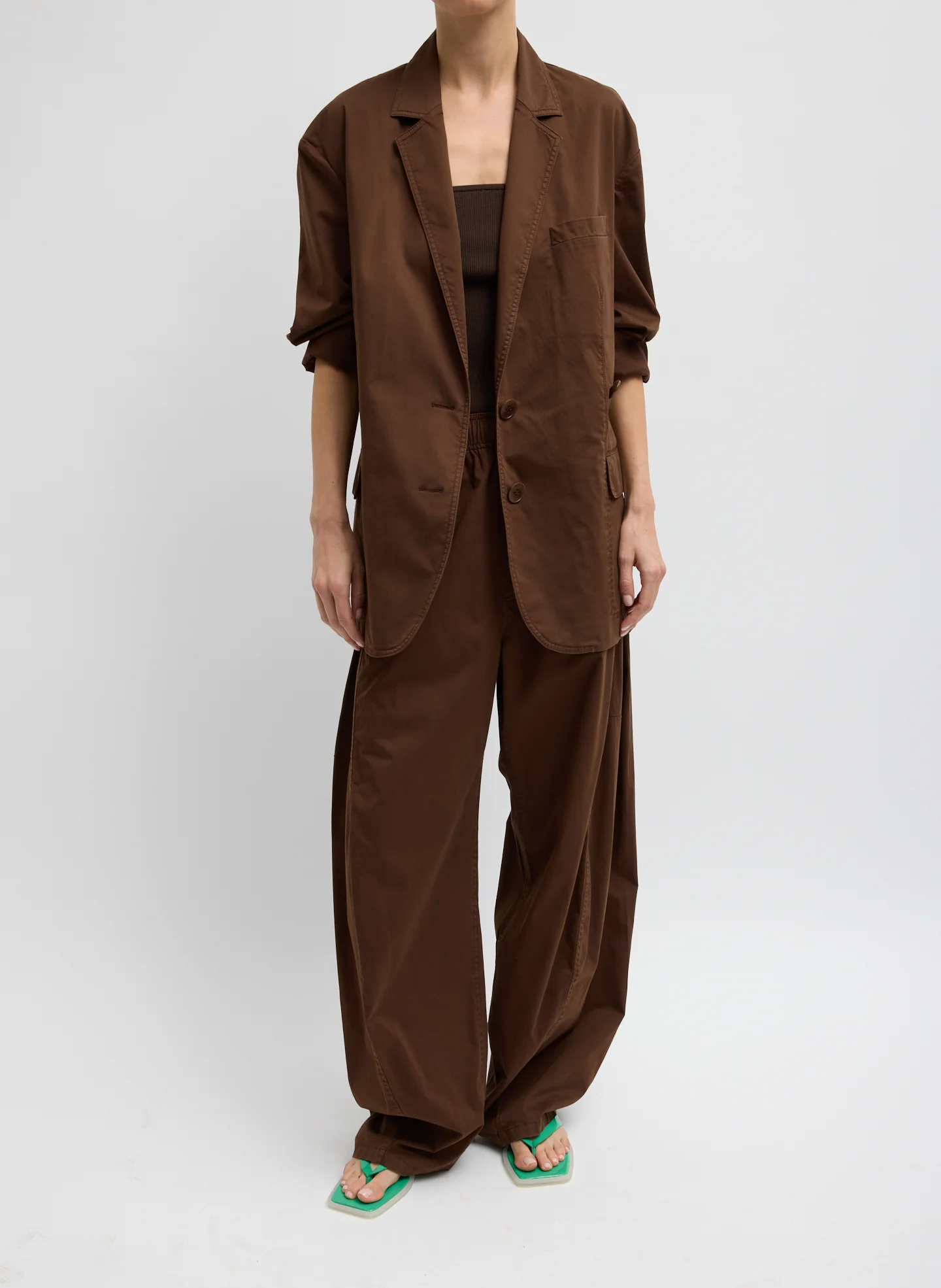 Garment Dyed Silky Cotton Winslow Pull On Pant - Image 3