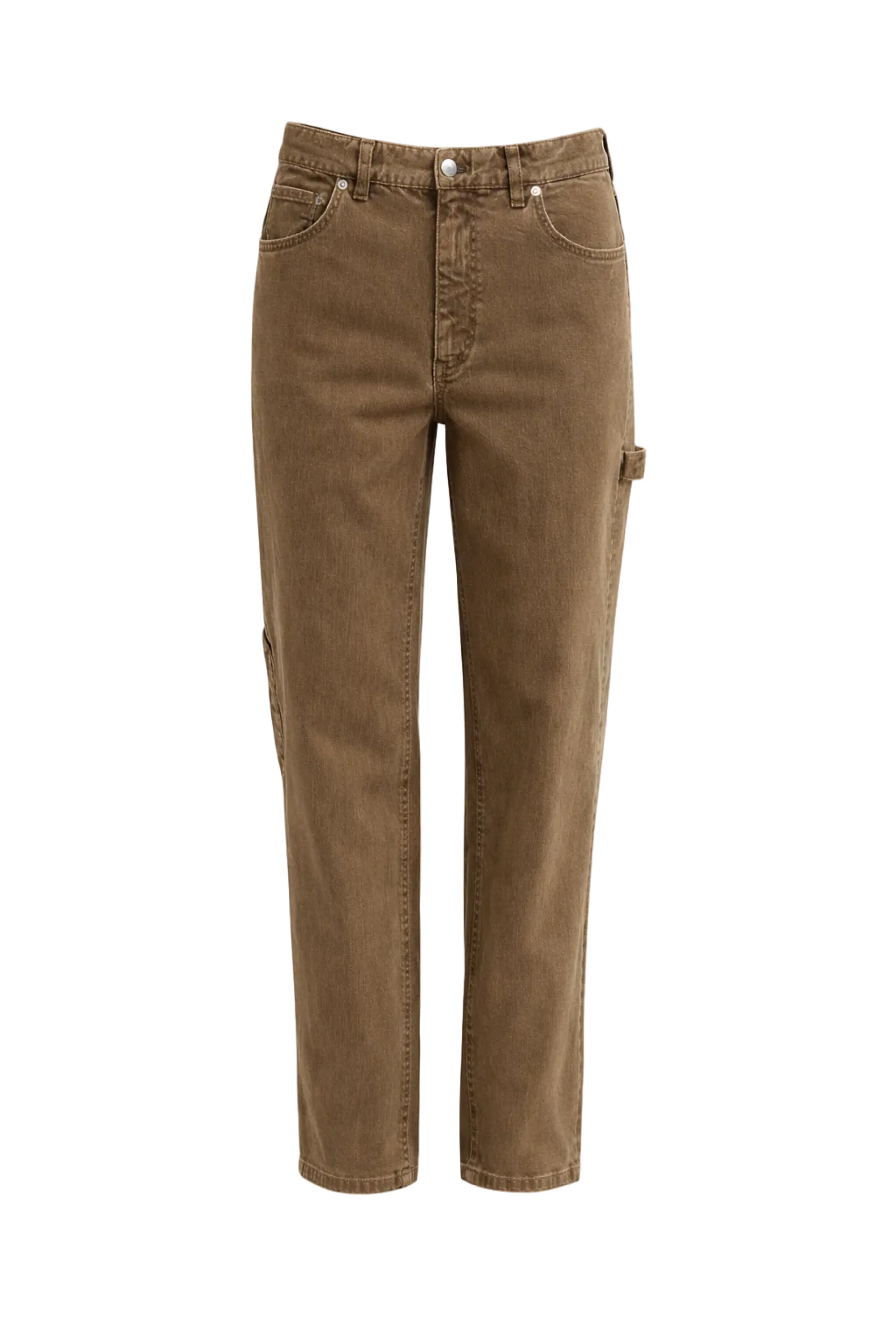Garment Wash Stretch Twill Slouchy Carpenter Jean