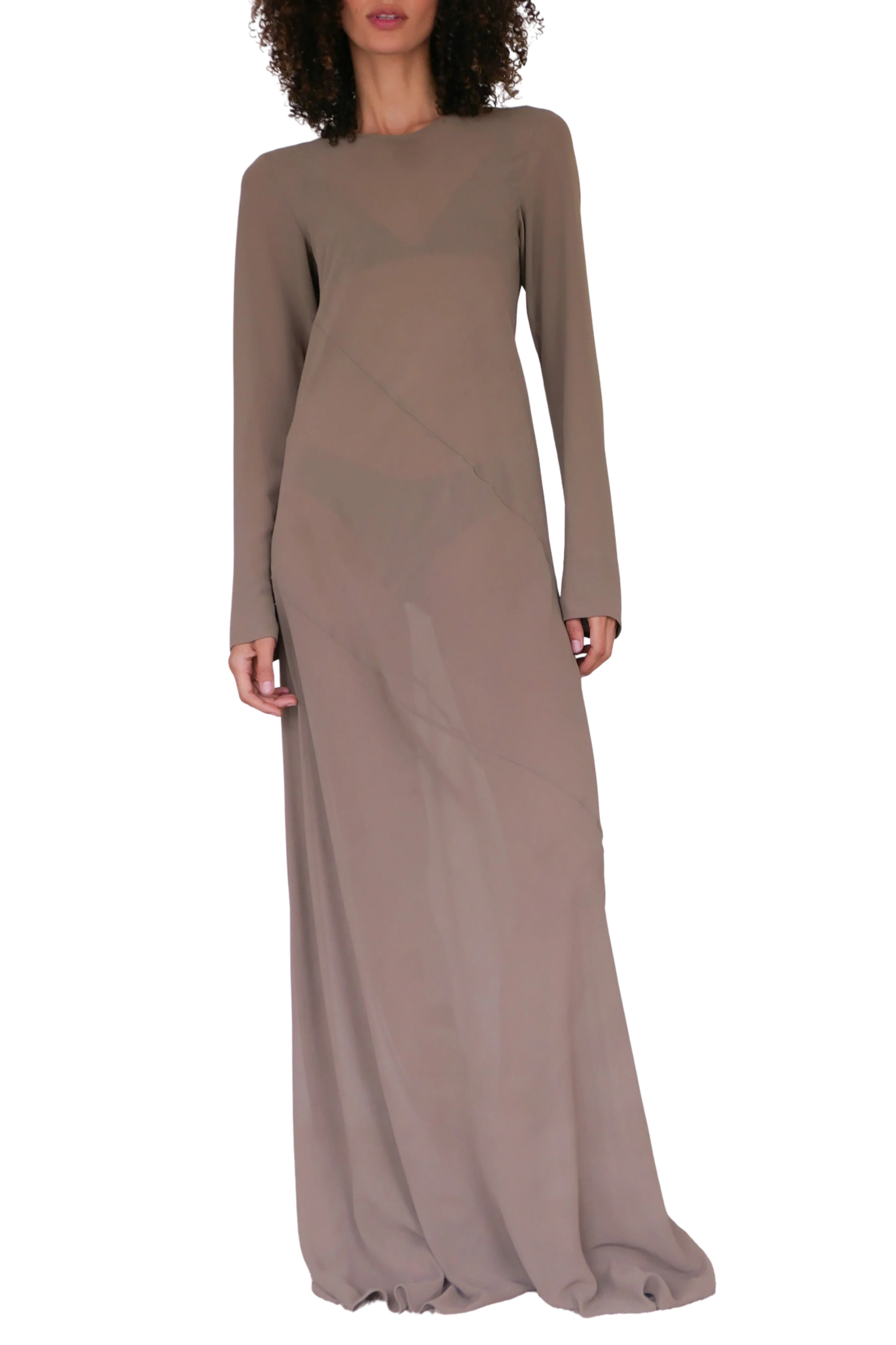 Georgette Sheer Gown - Image 2