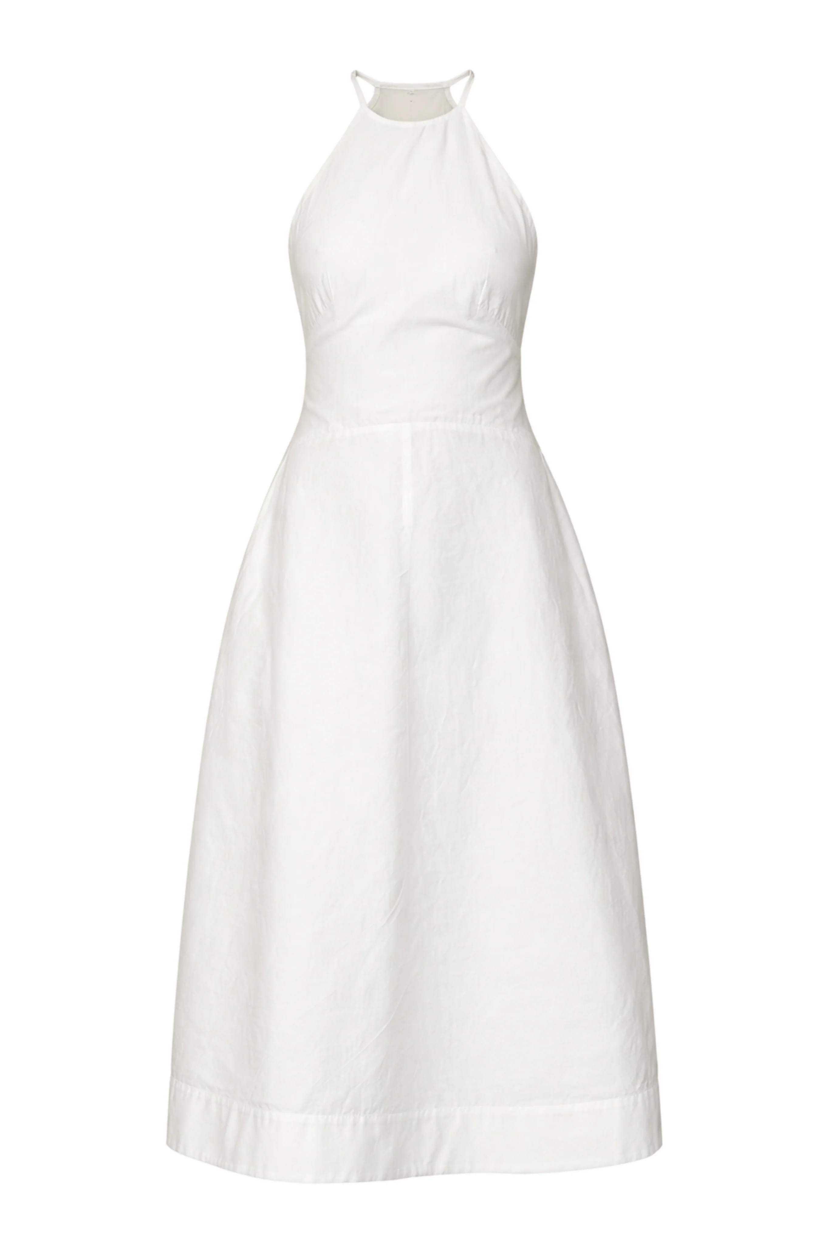 Halter Textured Cotton Dress