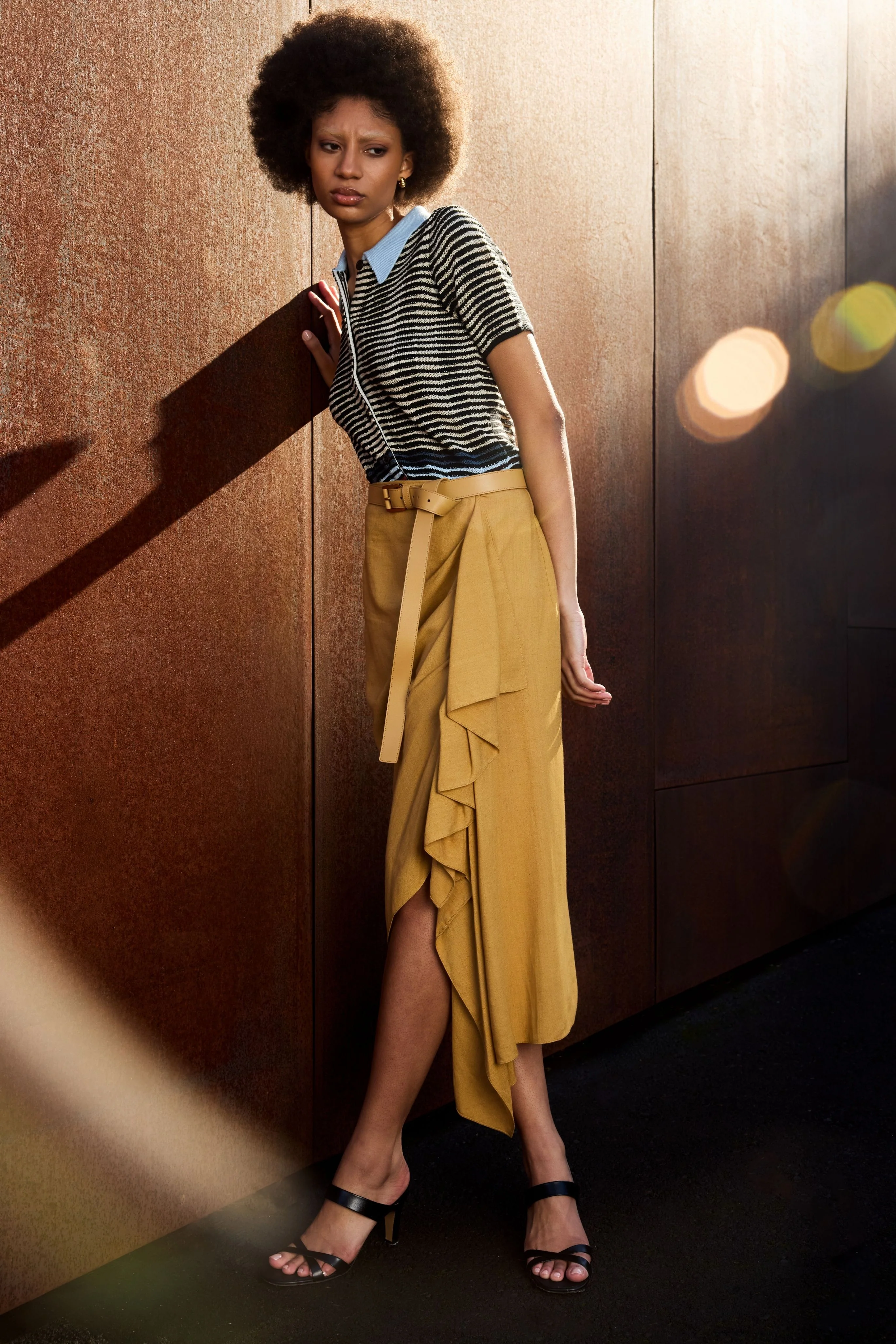 Jodi Trouser Belt in Cashew - Image 5