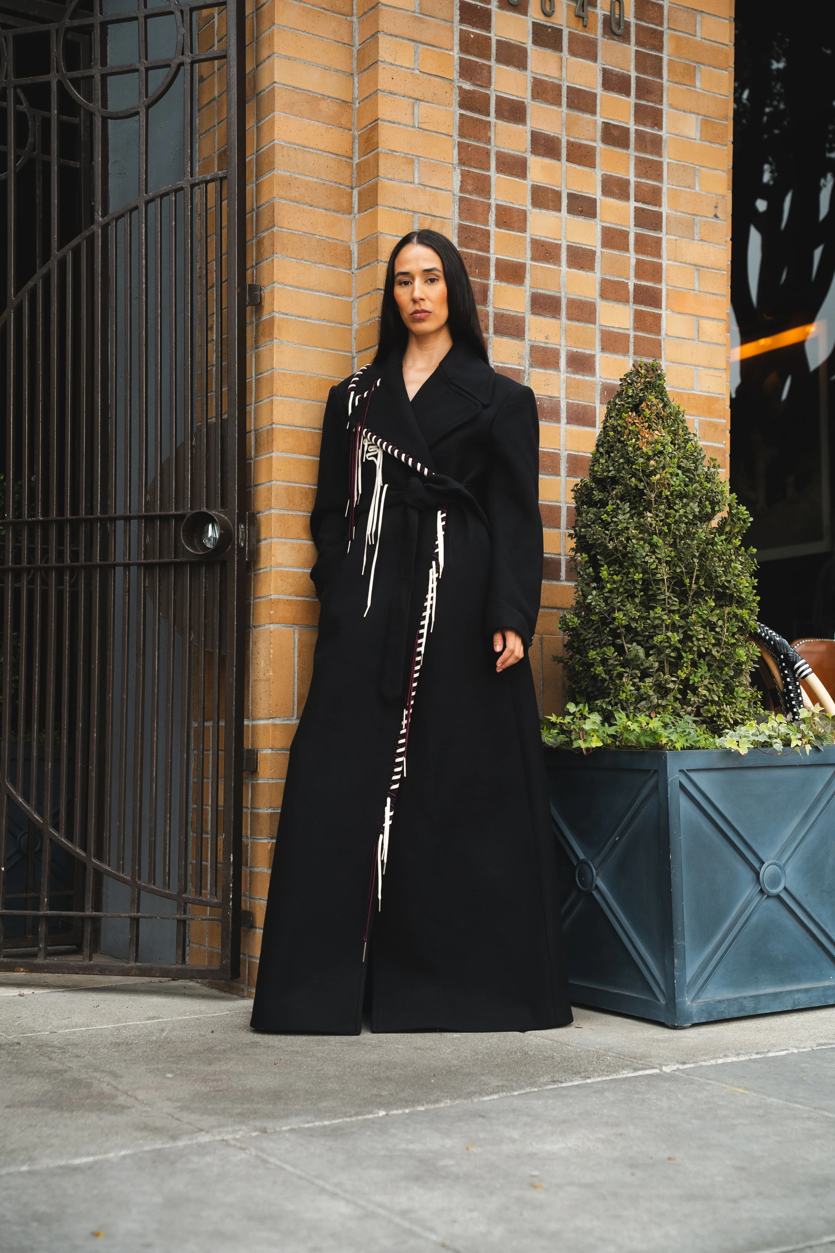 Rafaella Embroidered Coat - Image 3