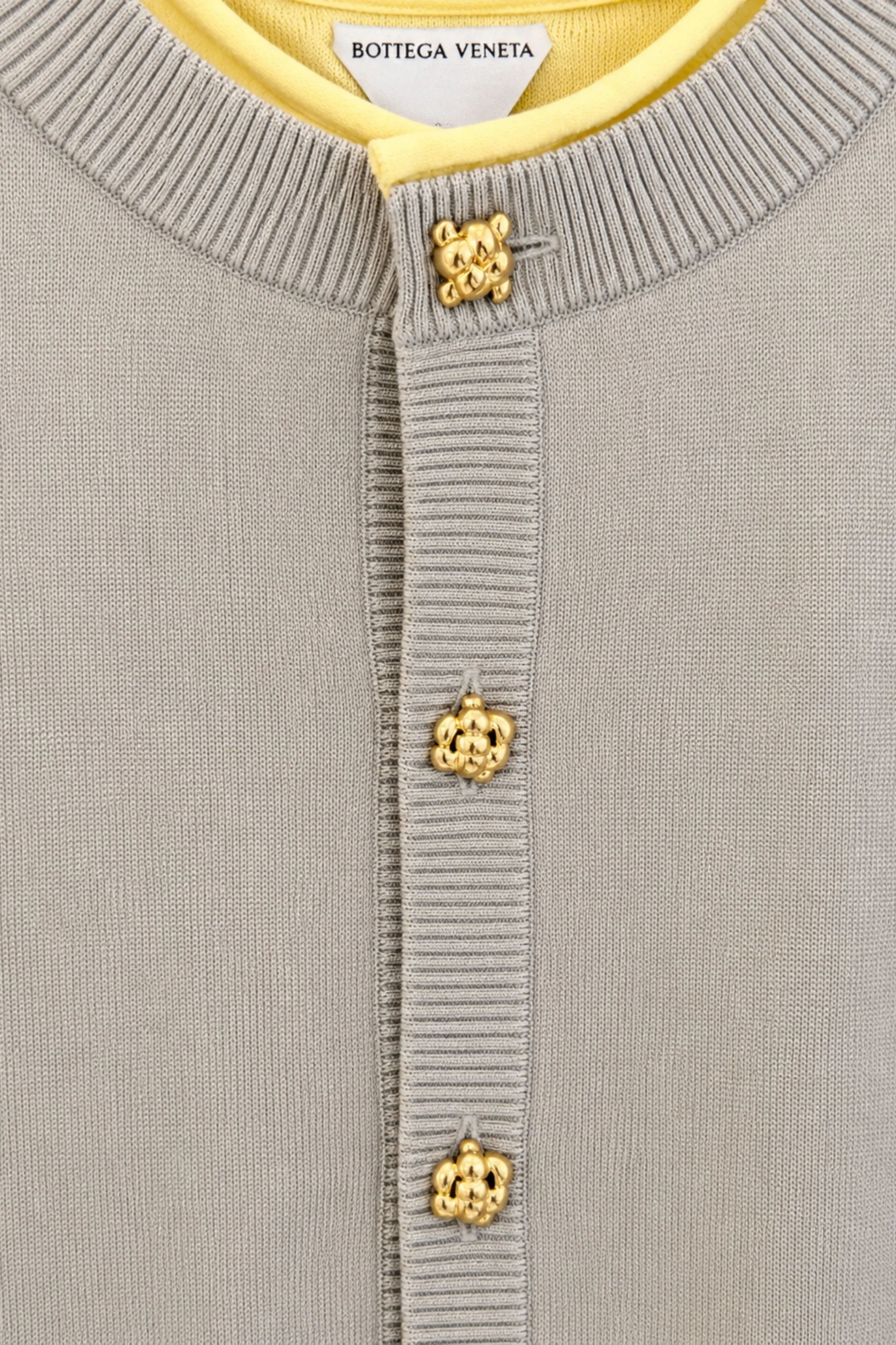 Silk Double Knit Cardigan - Image 3