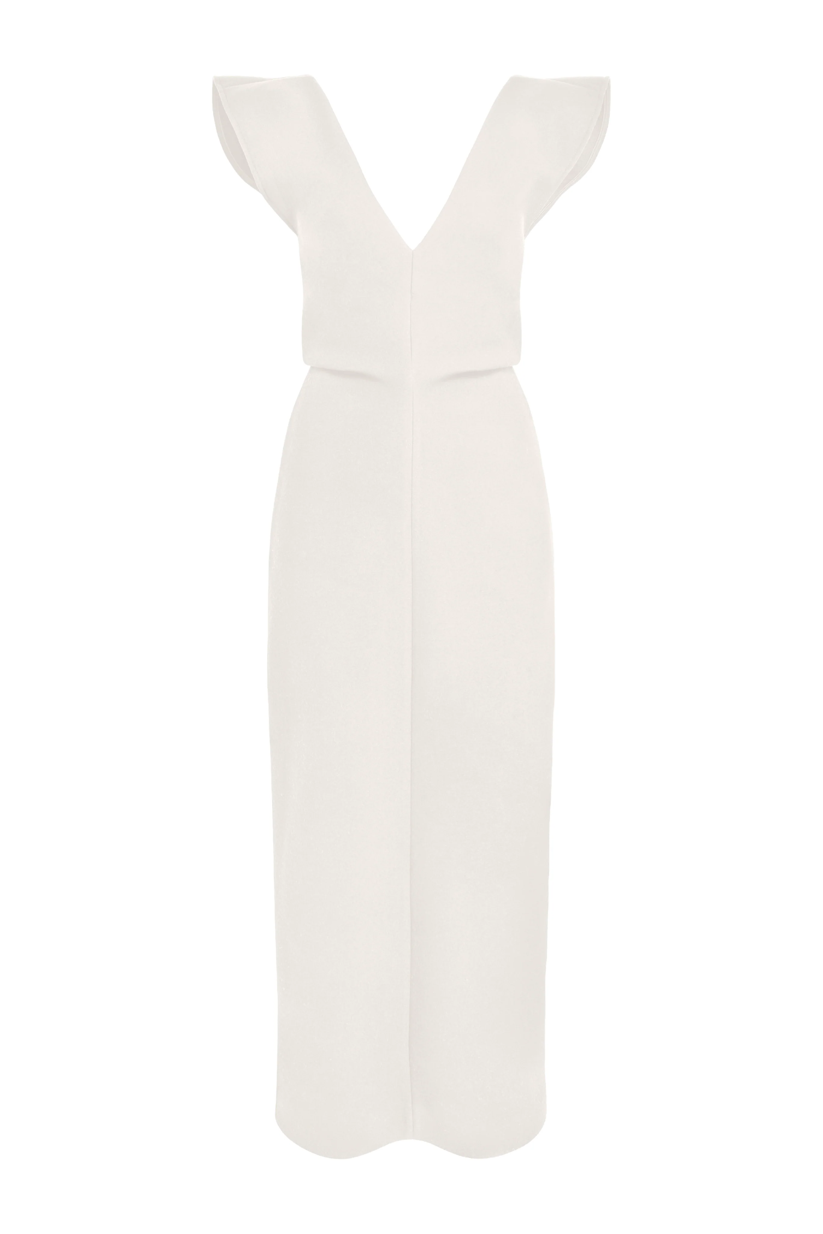 Mariam Dress In Wool Scuba