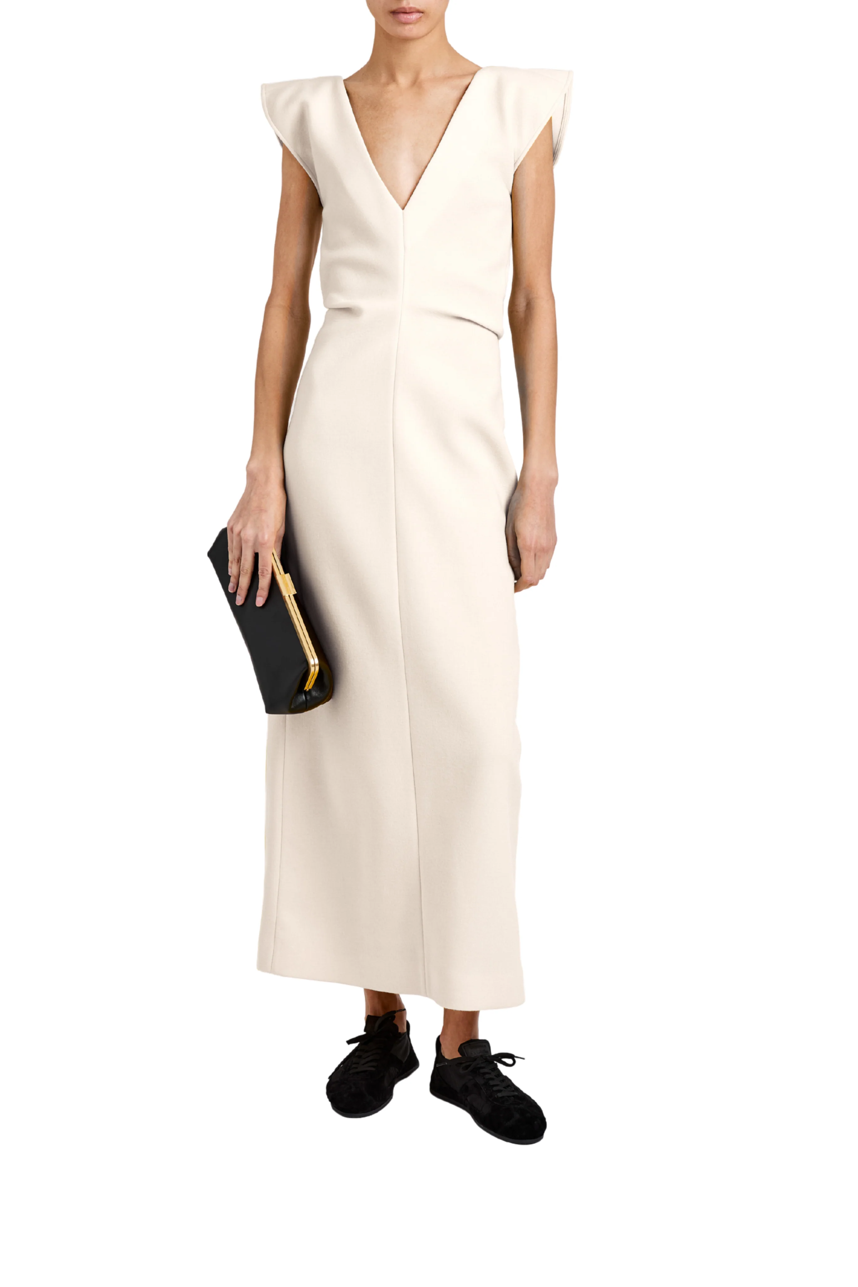 Mariam Dress In Wool Scuba - Image 2