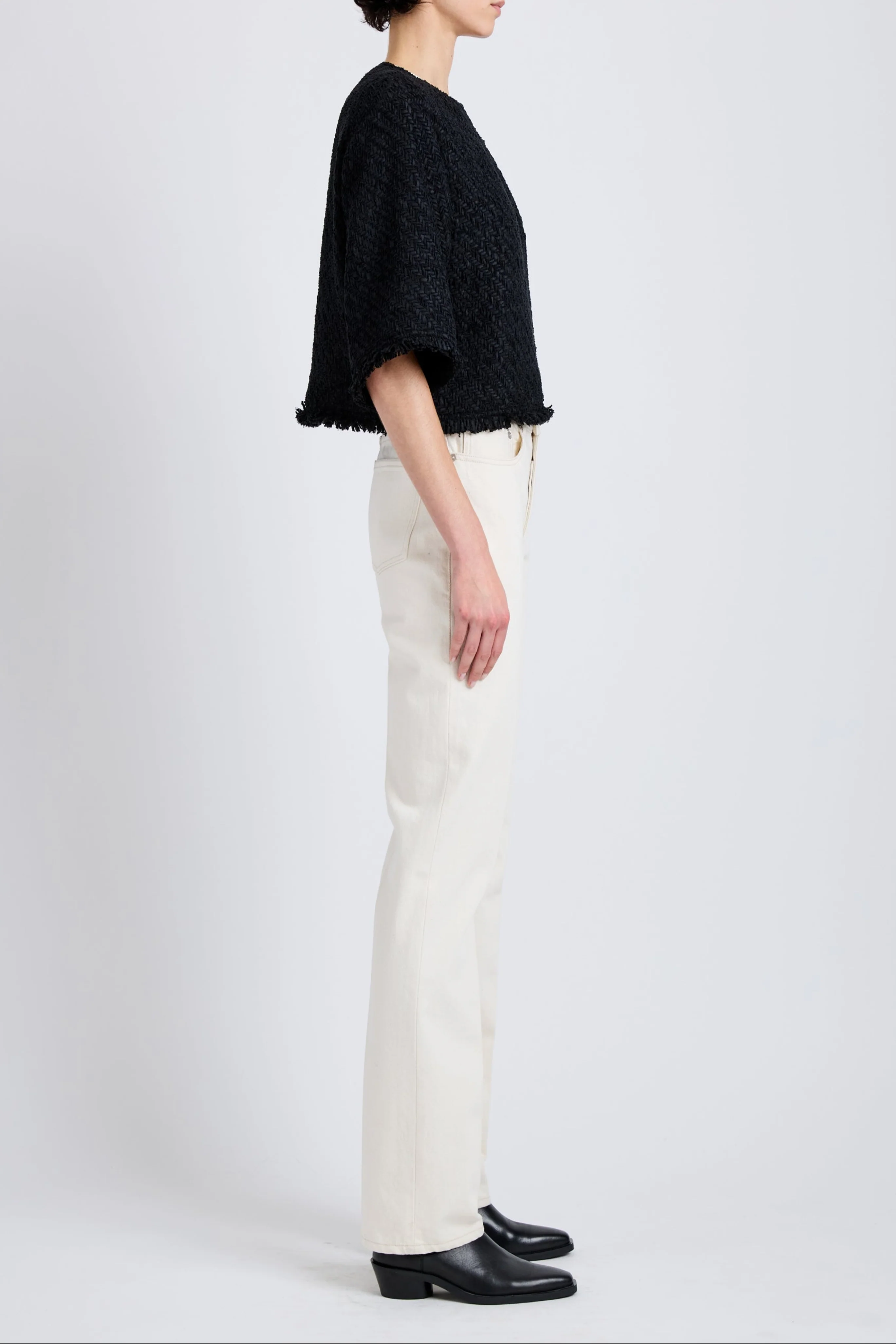 Maura Top in Basket Weave - Image 3