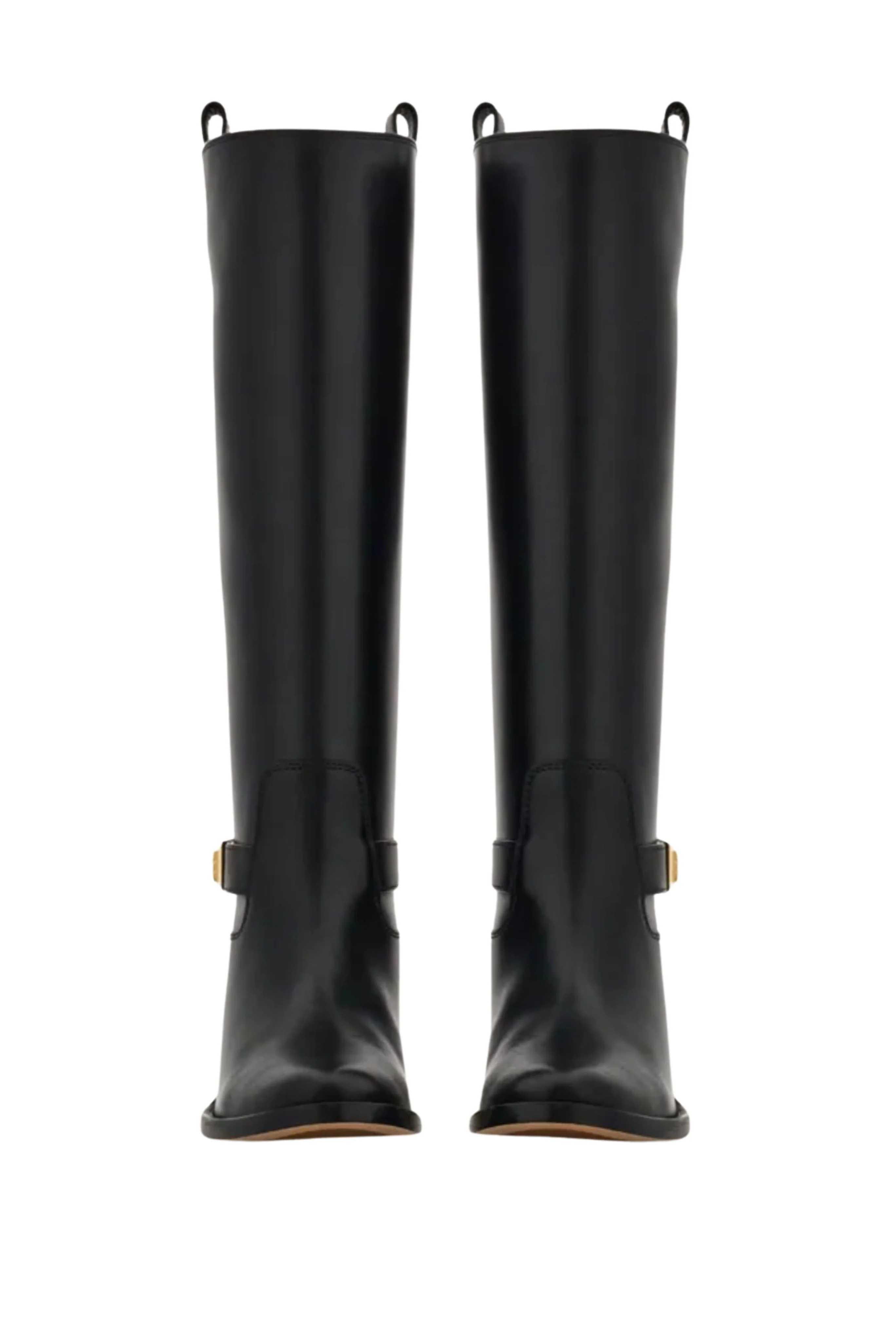 Knee High Boot with Hug Buckle Detail - Image 3