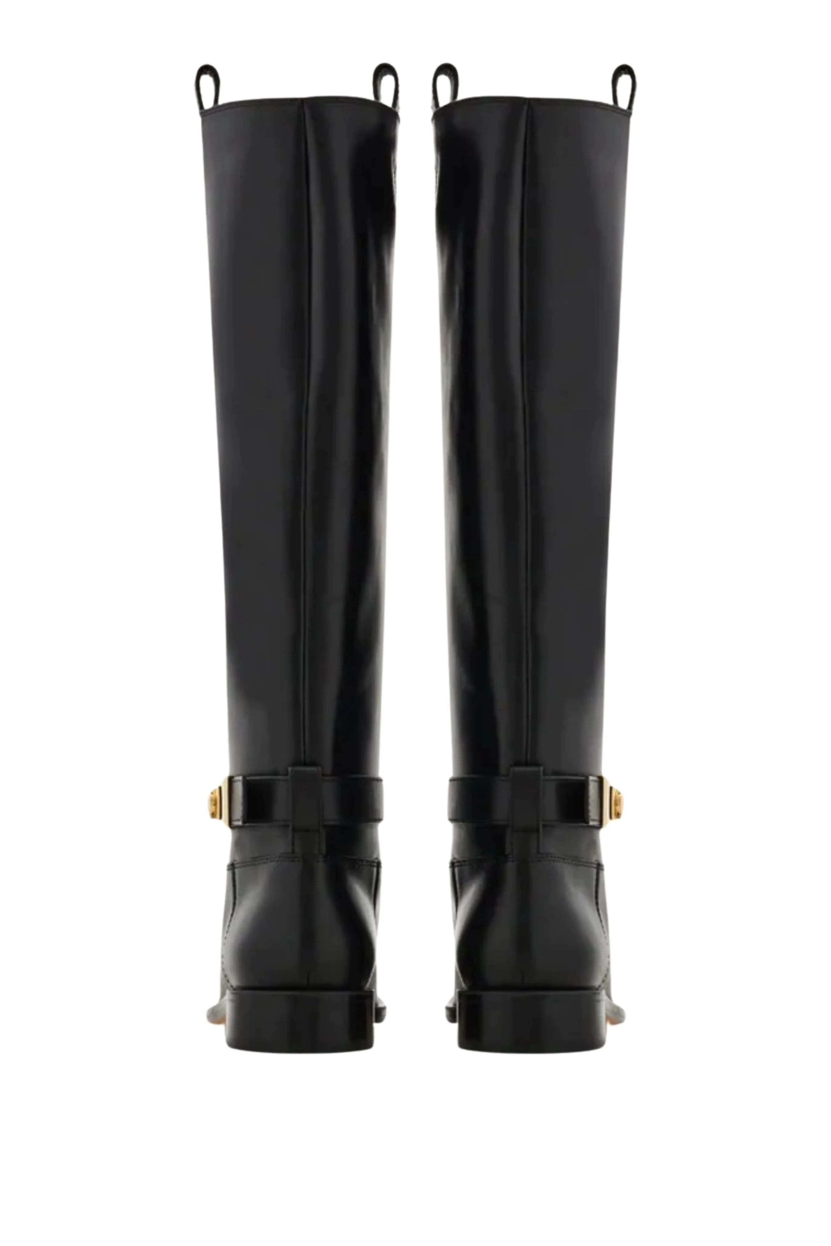 Knee High Boot with Hug Buckle Detail - Image 5