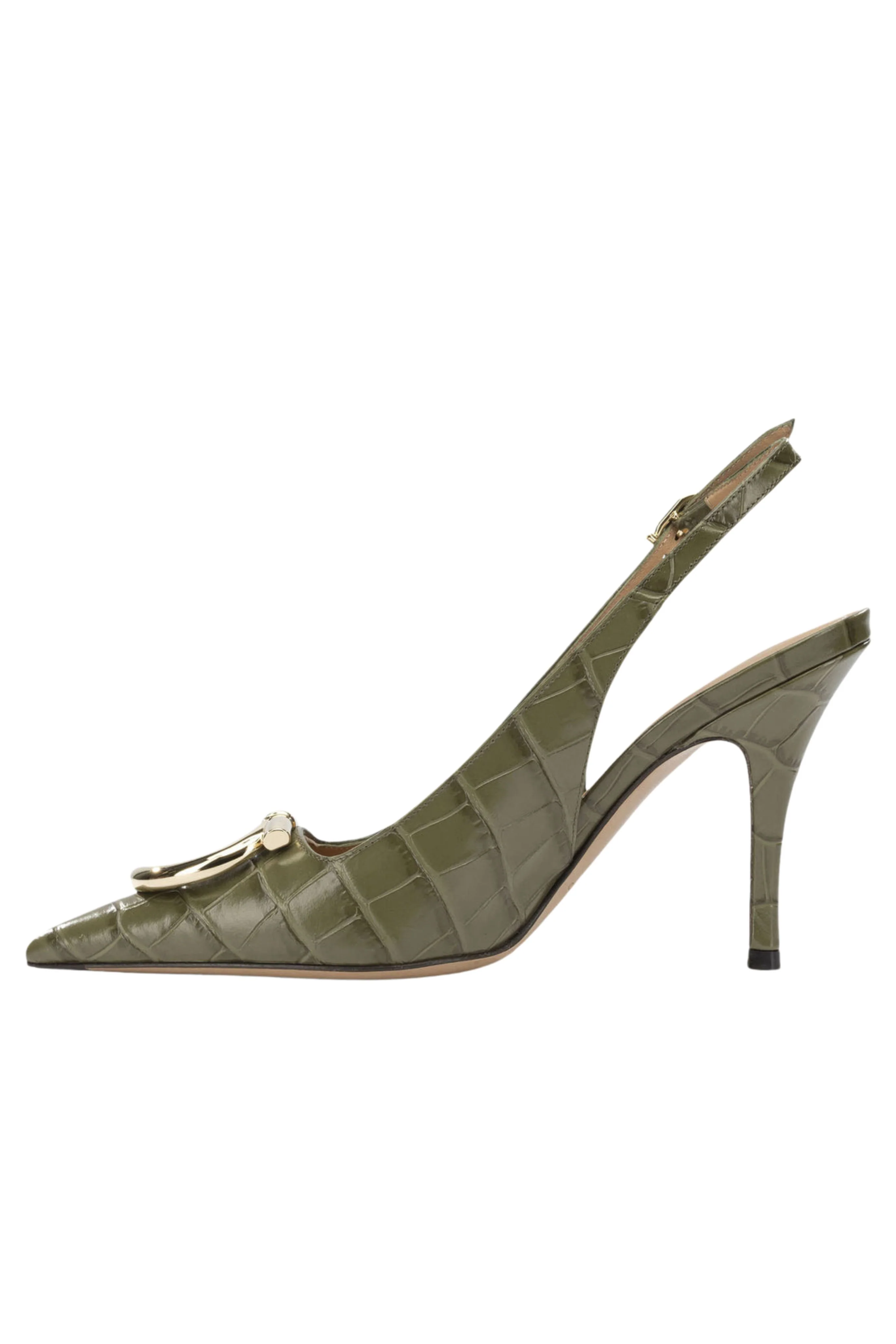 Sara Croc 65MM Slingback - Image 3