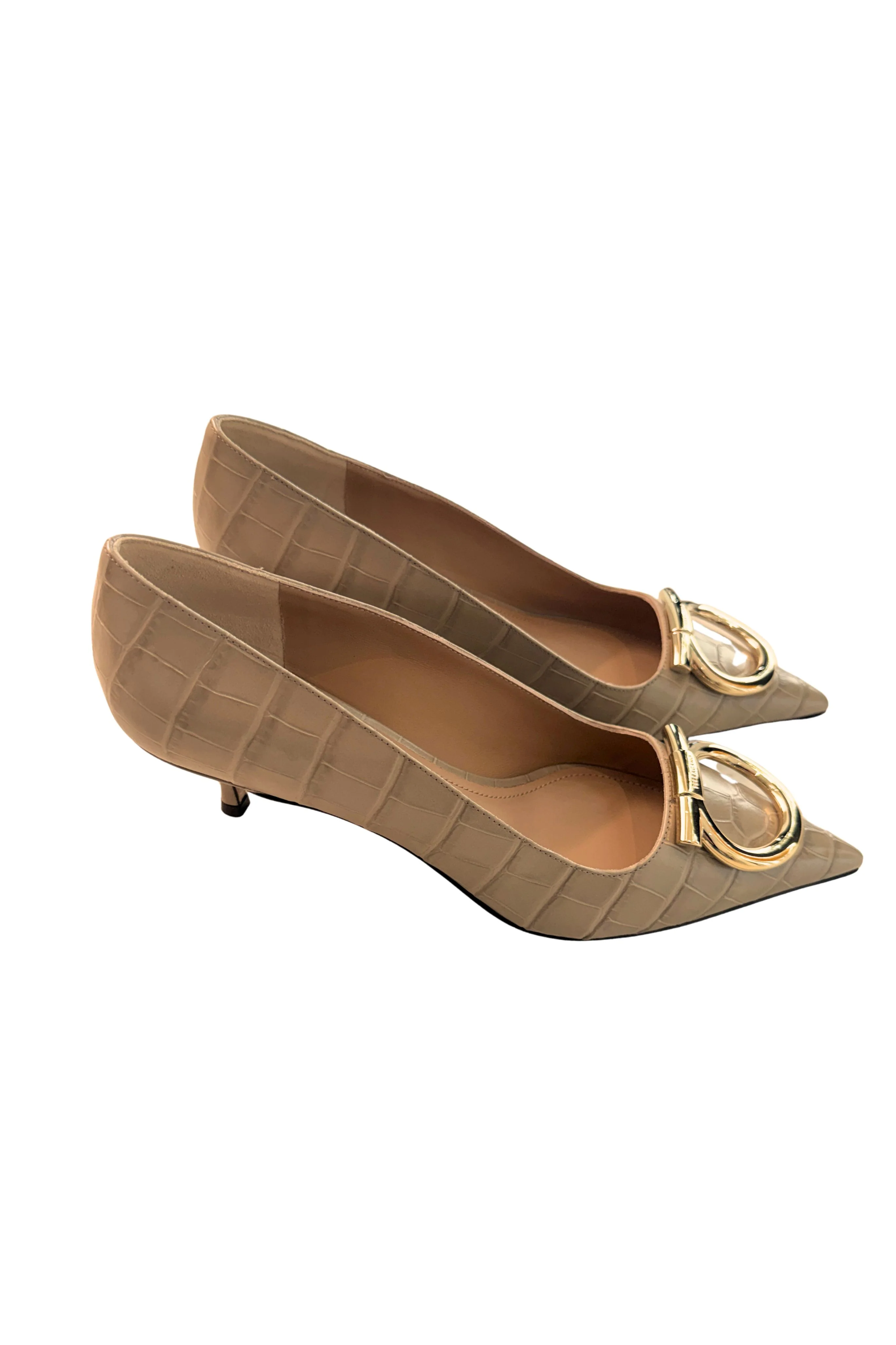 Lara Gancini 40 Croc 4.0cm - Taupe - Image 2