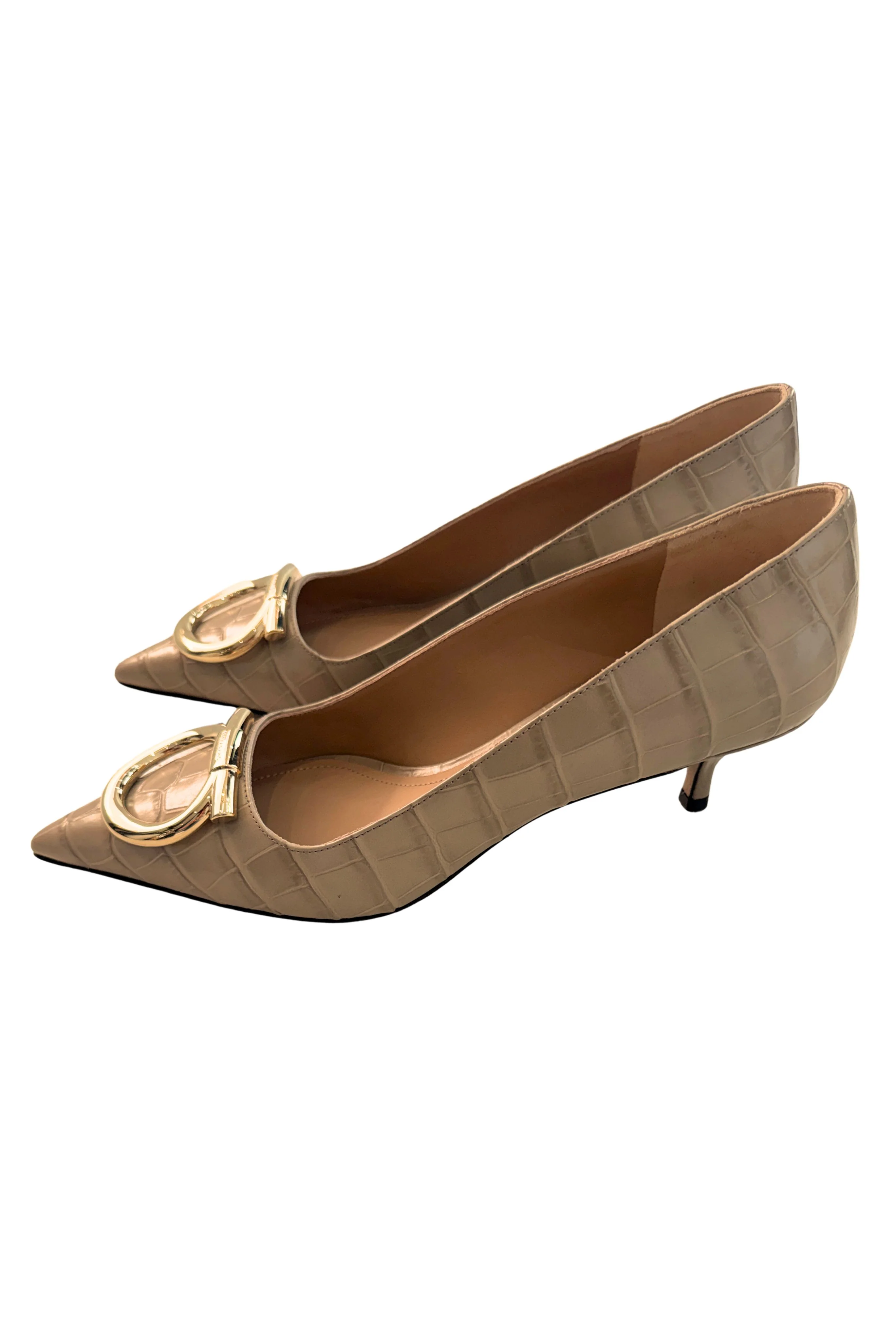 Lara Gancini 40 Croc 4.0cm - Taupe - Image 3