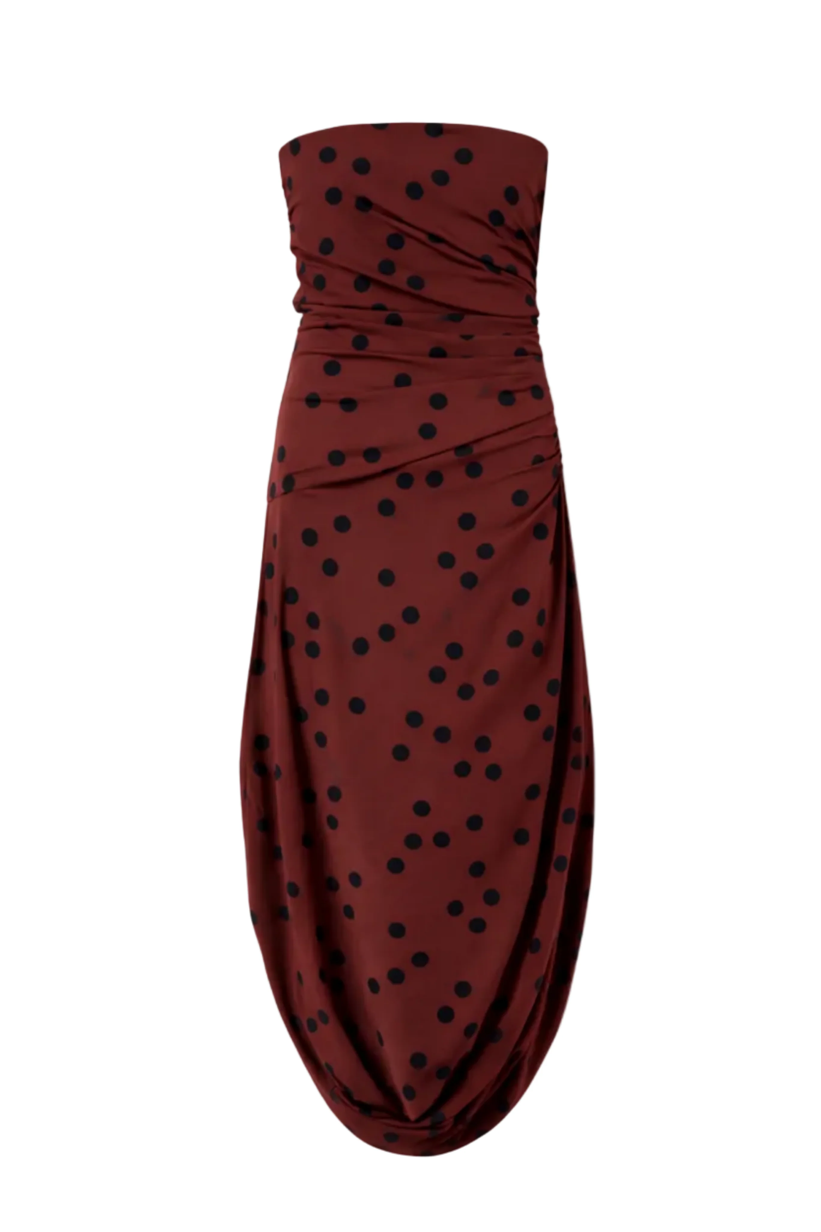 Nayara Dress in Printed Dot Stetch Viscose