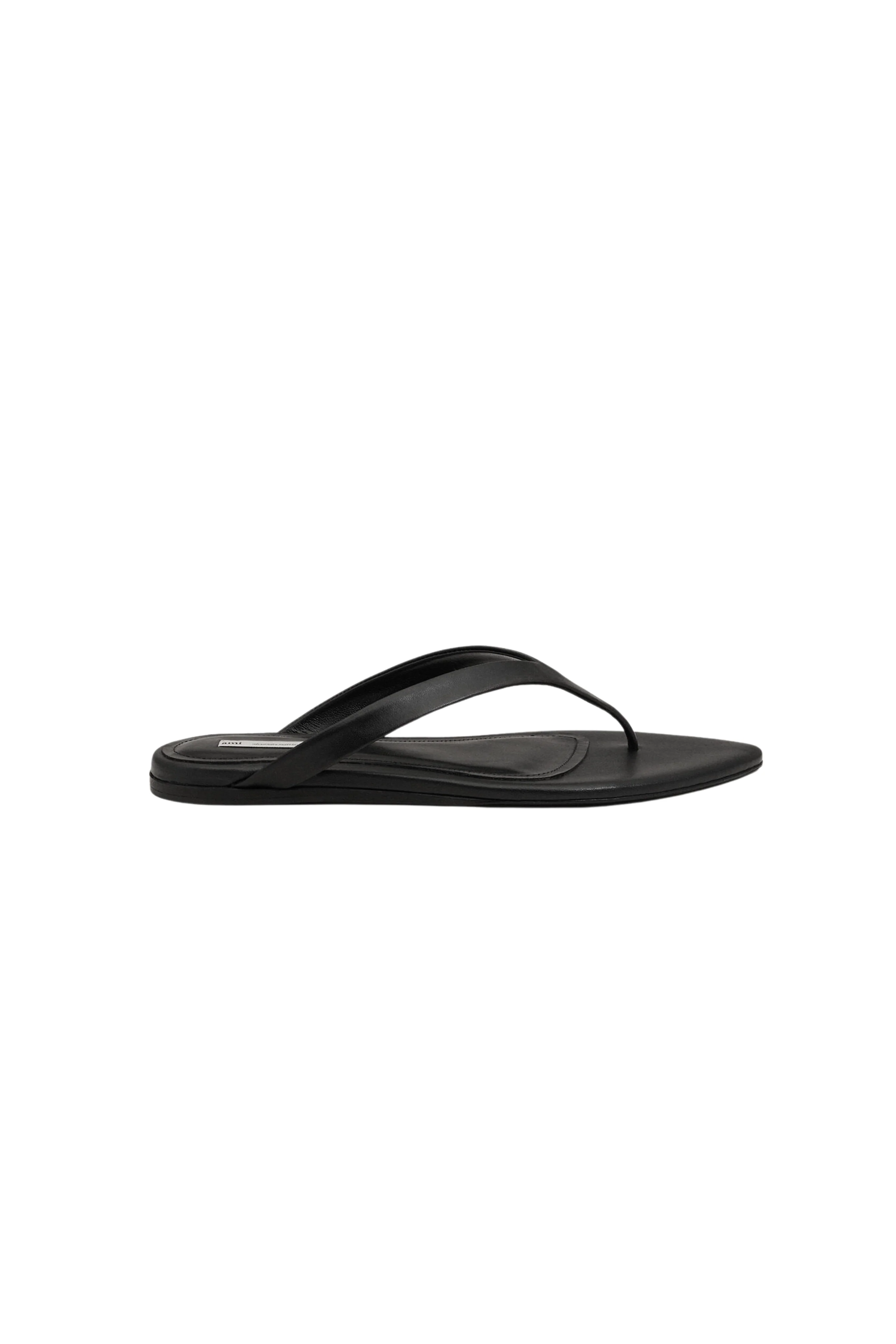 Pointed Toe Flip Flops - Black - Image 2