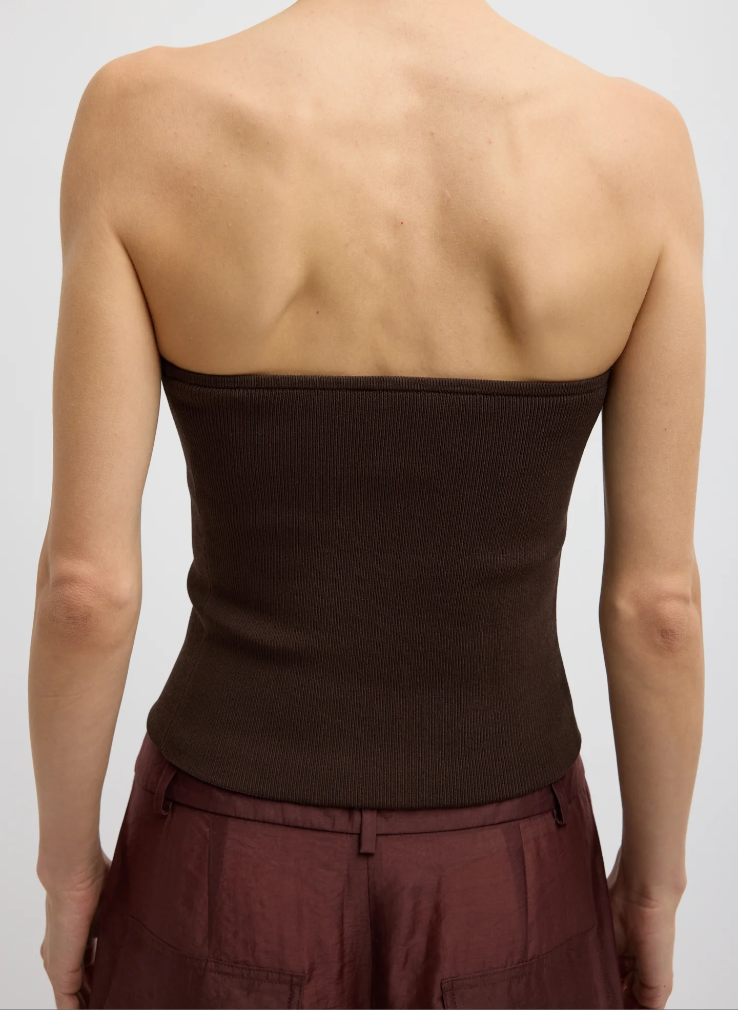 Ribbed Sweater Tube Top - Image 4
