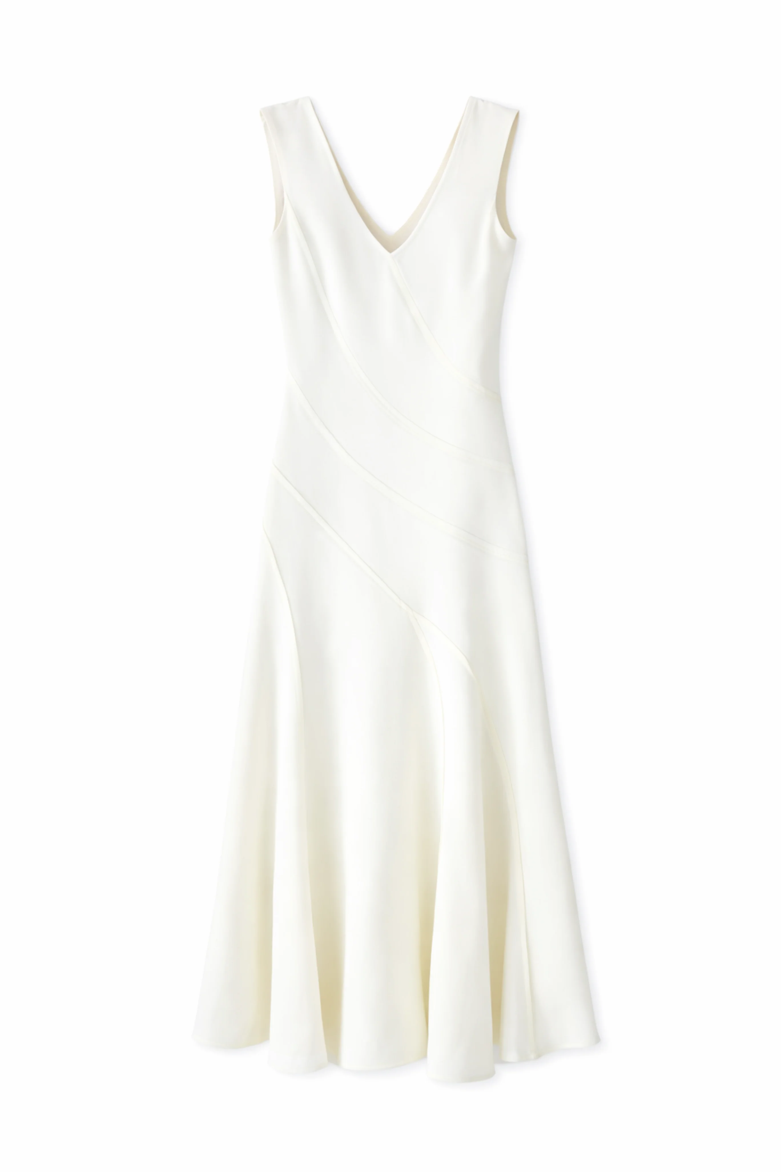 Romana Dress in Matte Double Crepe