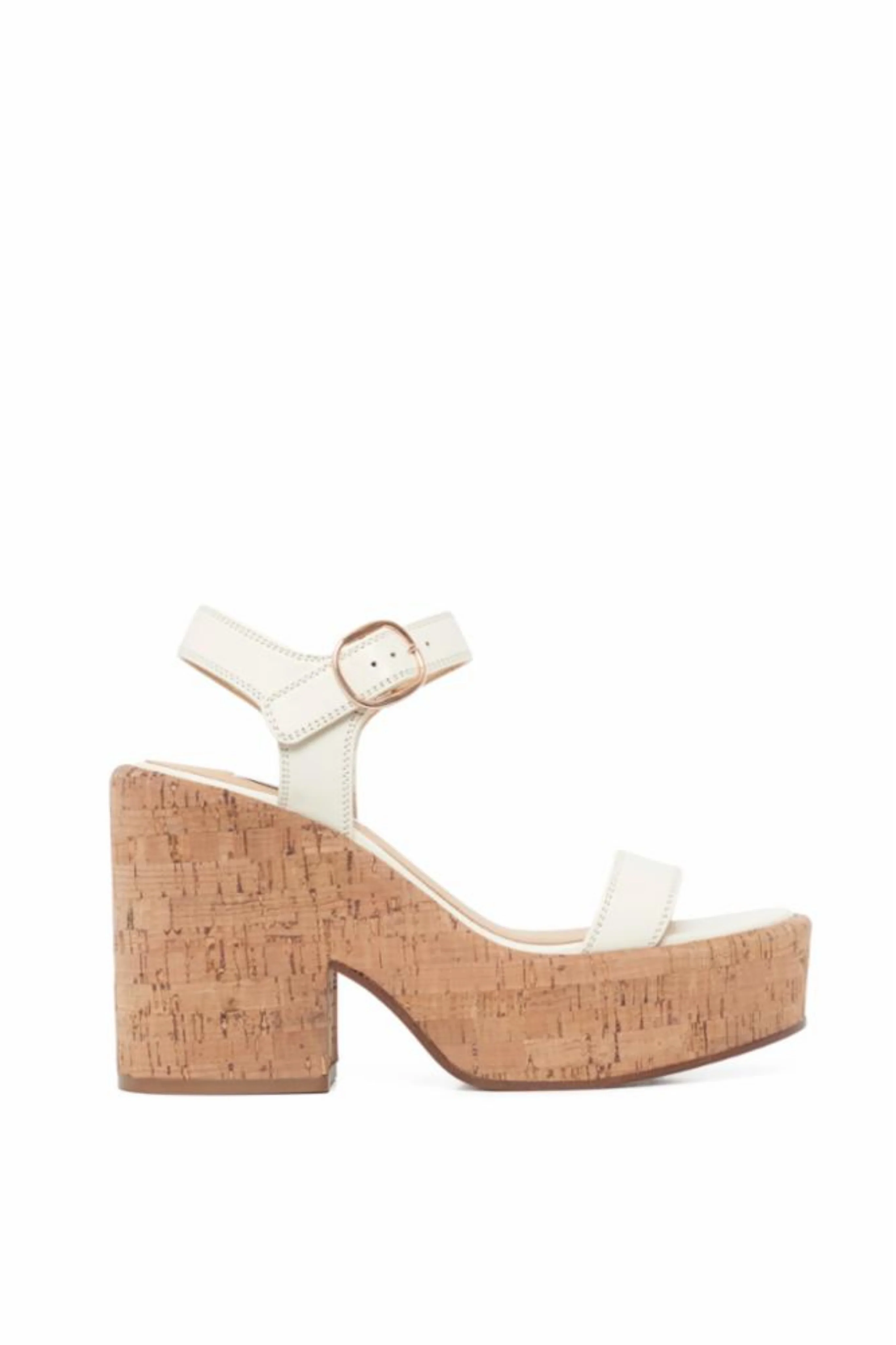 Sardis Sandal in White