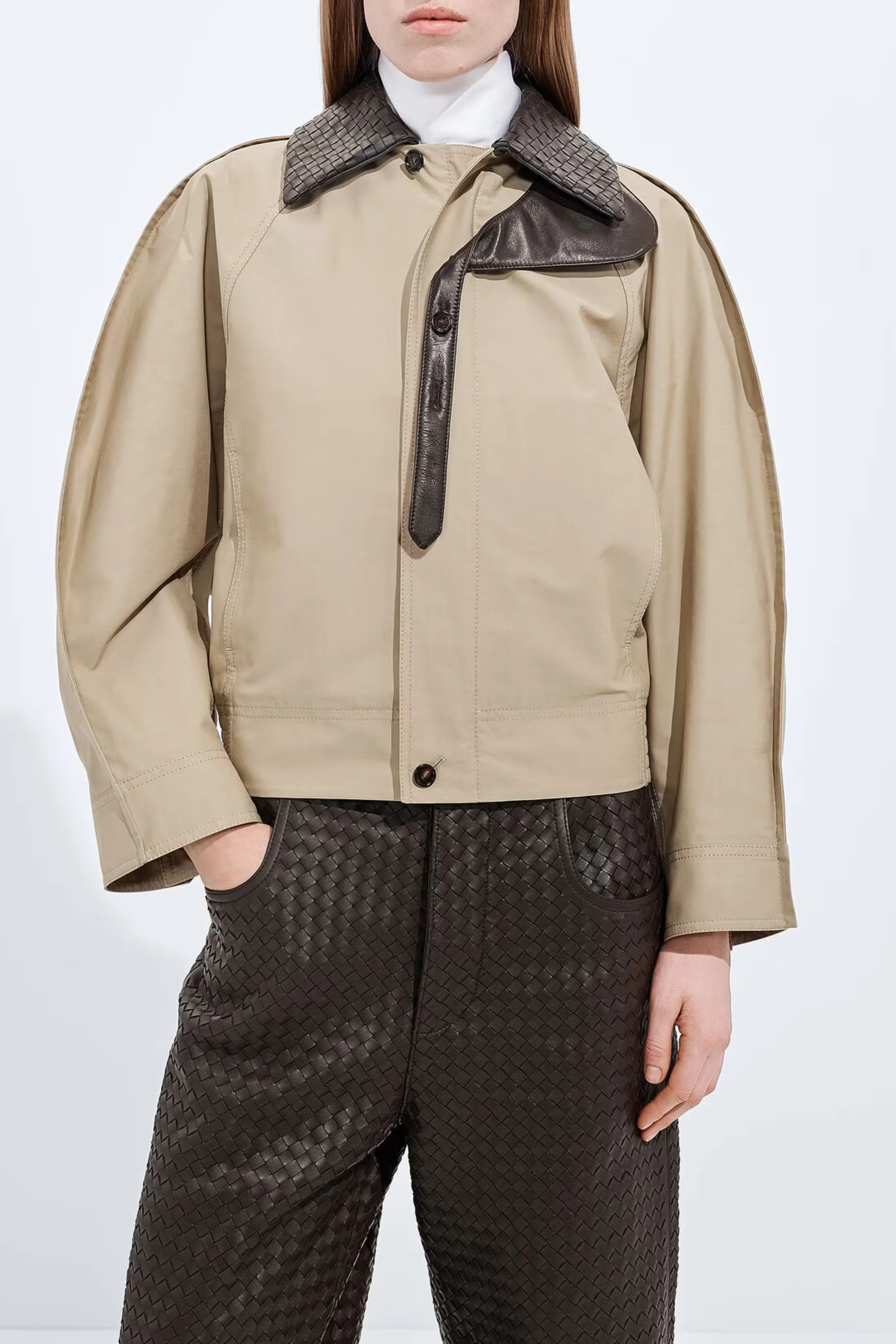 Cotton Blouson in Sahara - Image 2