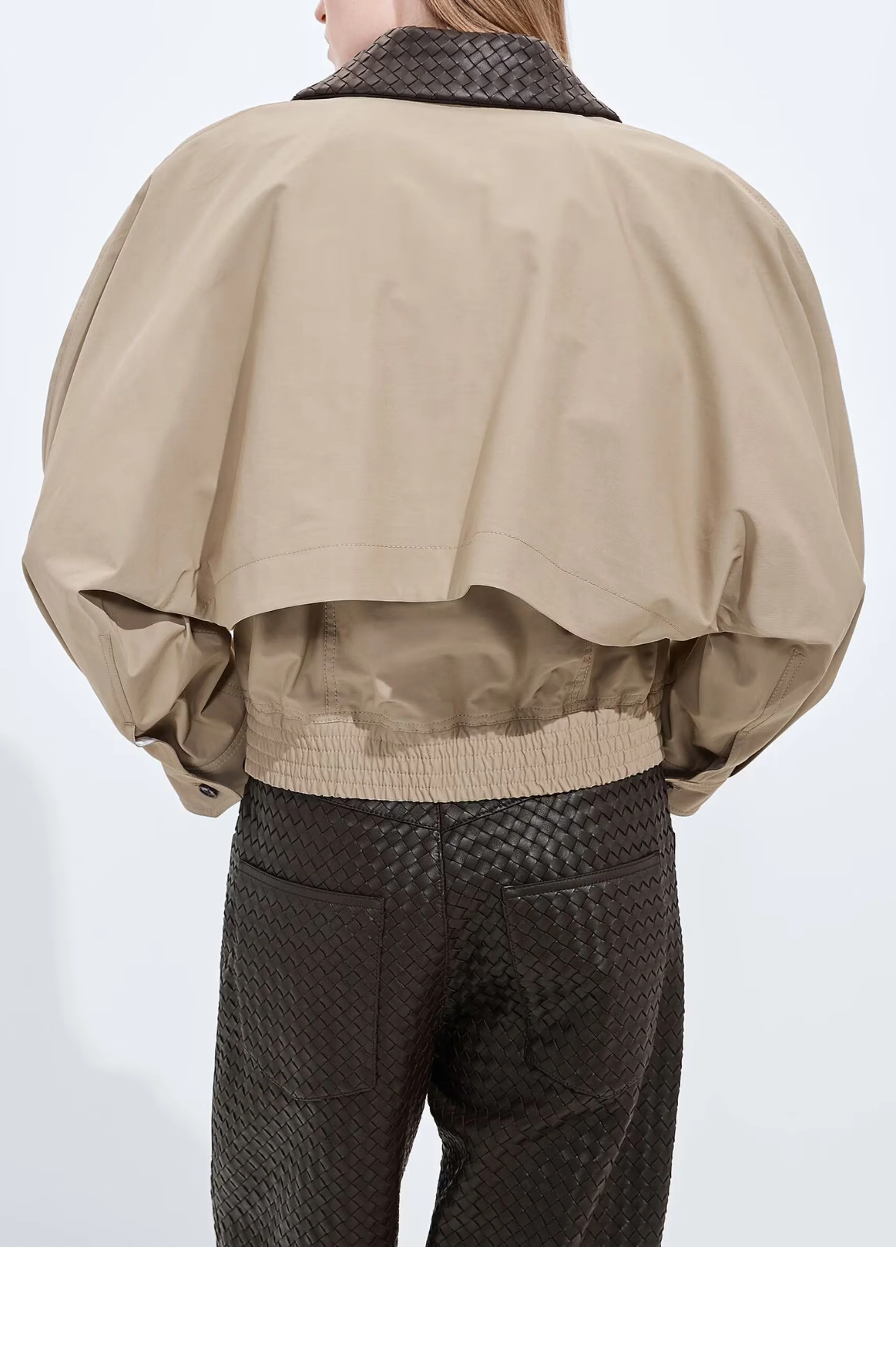 Cotton Blouson in Sahara - Image 3