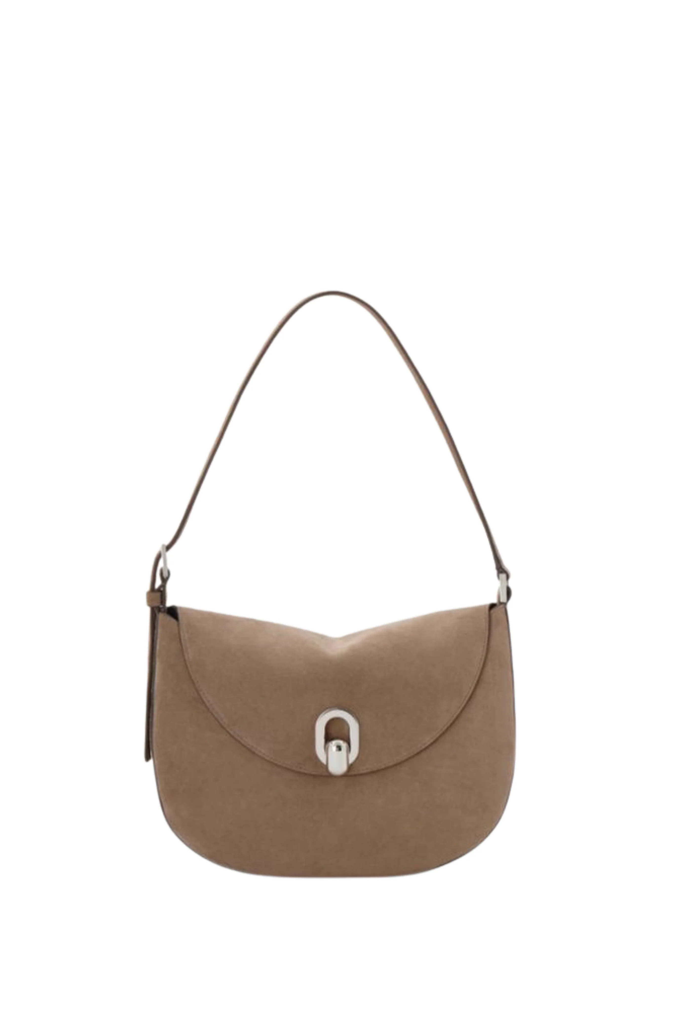 Small Tondo Hobo In Suede